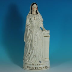 Staffordshire Pottery Miss Florence Nightingale Figure