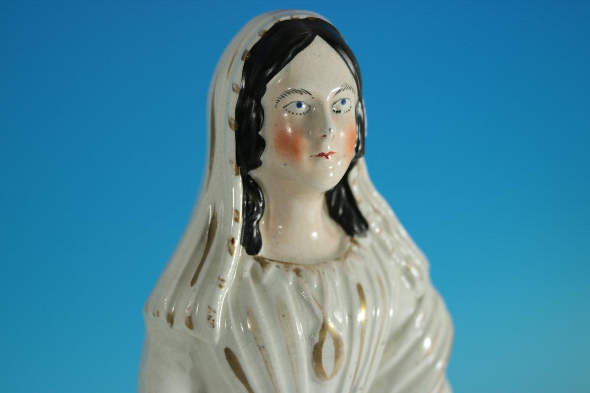 Figura de cerámica de Staffordshire de la Srta. Florence Nightingale en Bueno Estado en Chelmsford, Essex