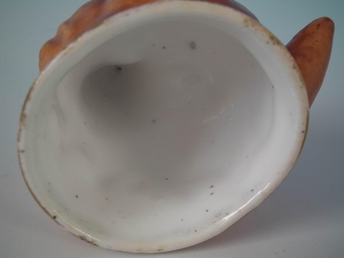 Coppa della staffa in ceramica Staffordshire modellata come una testa di volpe in vendita 4