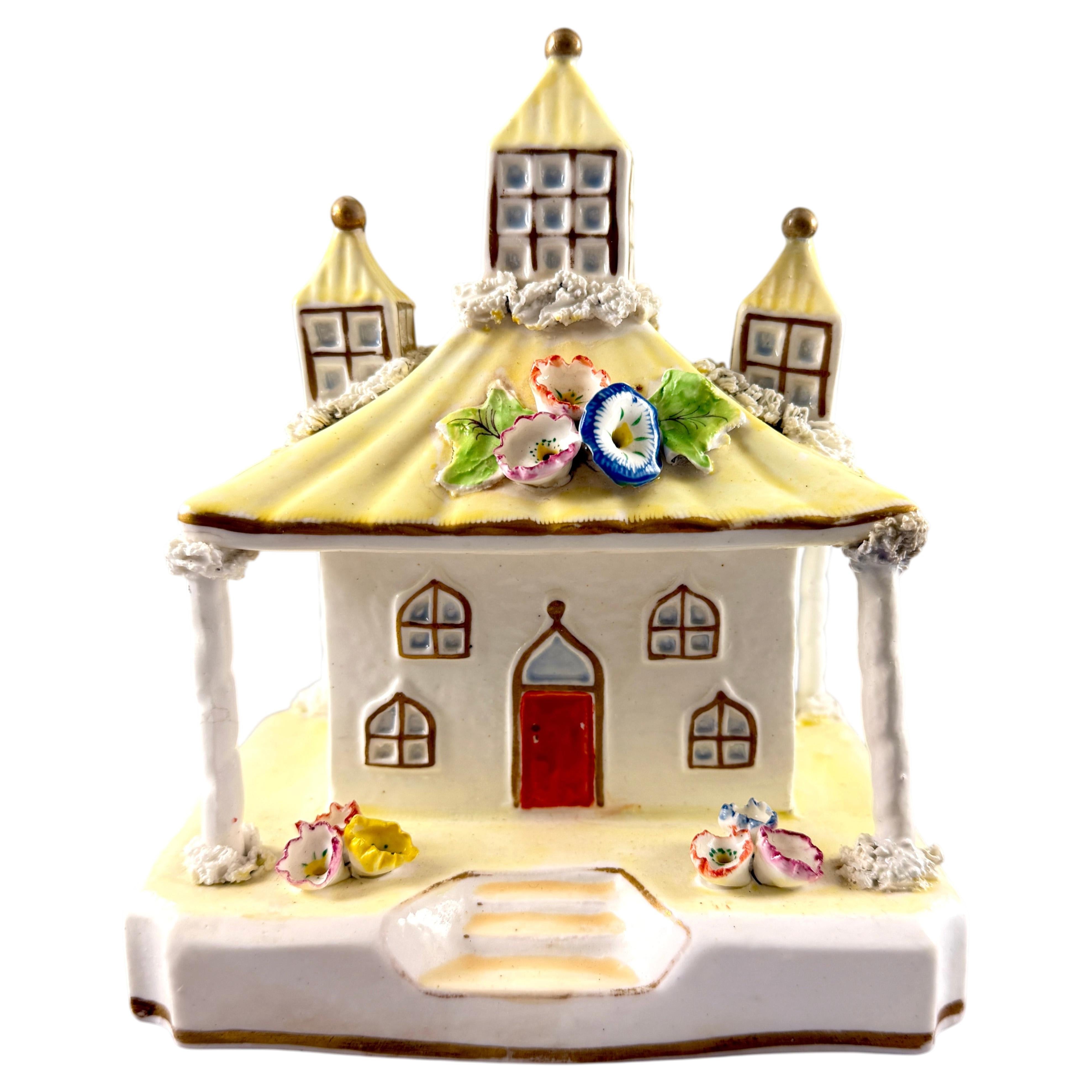 Staffordshire Three Chimney Cottage Pastille Burner