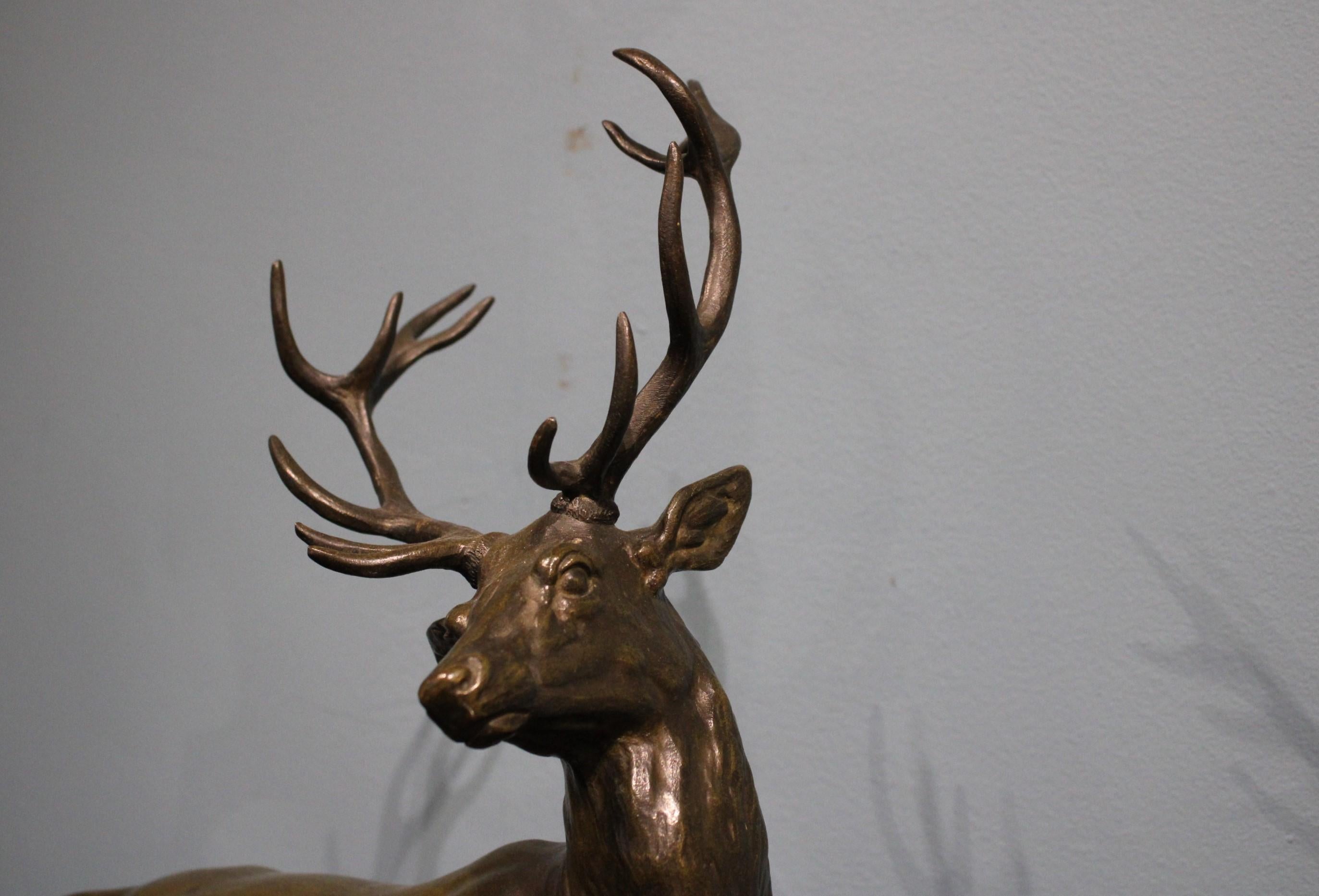 Stag Bronze by Vidal Louis 1