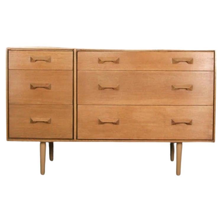 Stag Concord Oak 6 Drawer Chest of Drawers by John & Sylvia Reid, 1960s