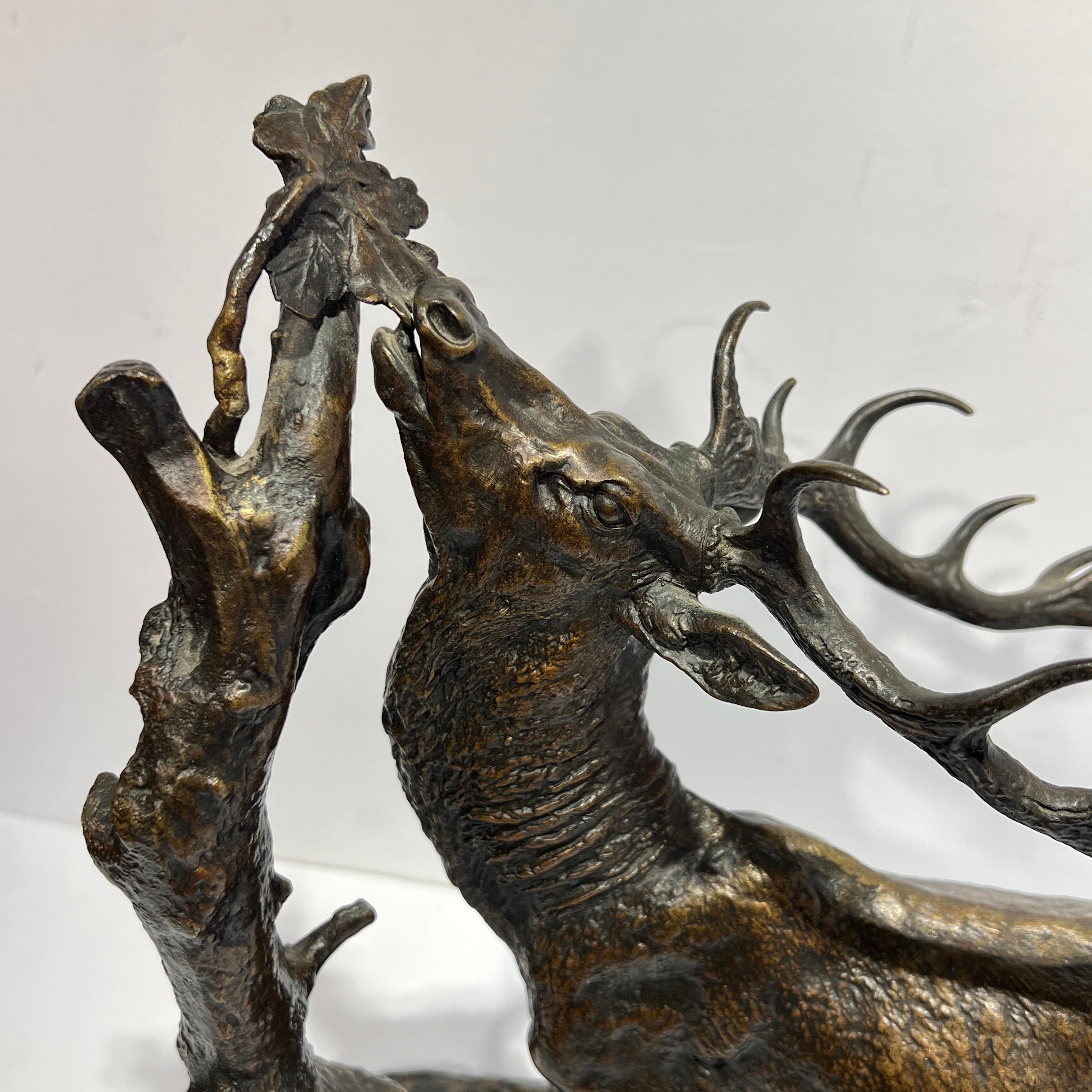 Sculpture de cerf d'après Pierre Jules Mene en vente 1