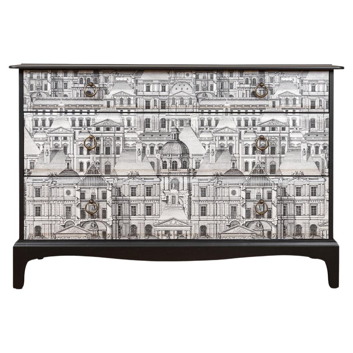Stag Minstrel Chest Of Drawers, Fornasetti Inspired Style Mind The Gap Decoupage