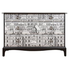 Vintage Stag Minstrel Chest Of Drawers, Fornasetti Inspired Style Mind The Gap Decoupage