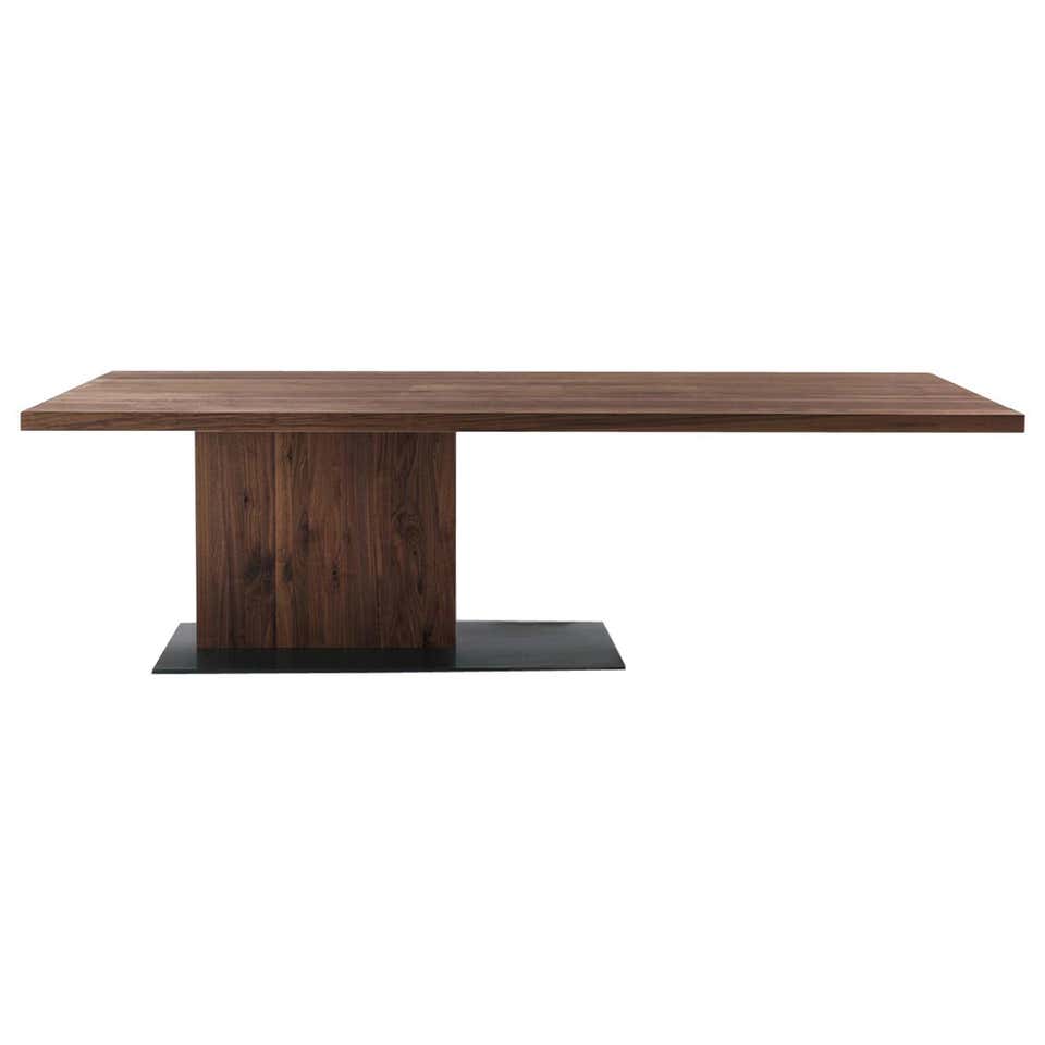 Racing Dining Table in Solid Walnut For Sale at 1stDibs