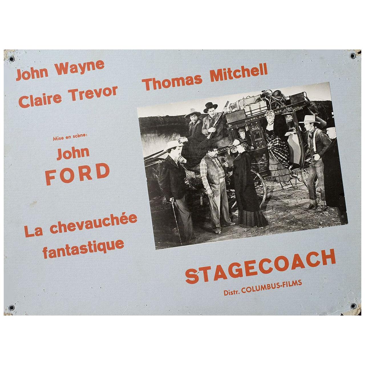 "Stagecoach" 1970s Swiss Scene Card