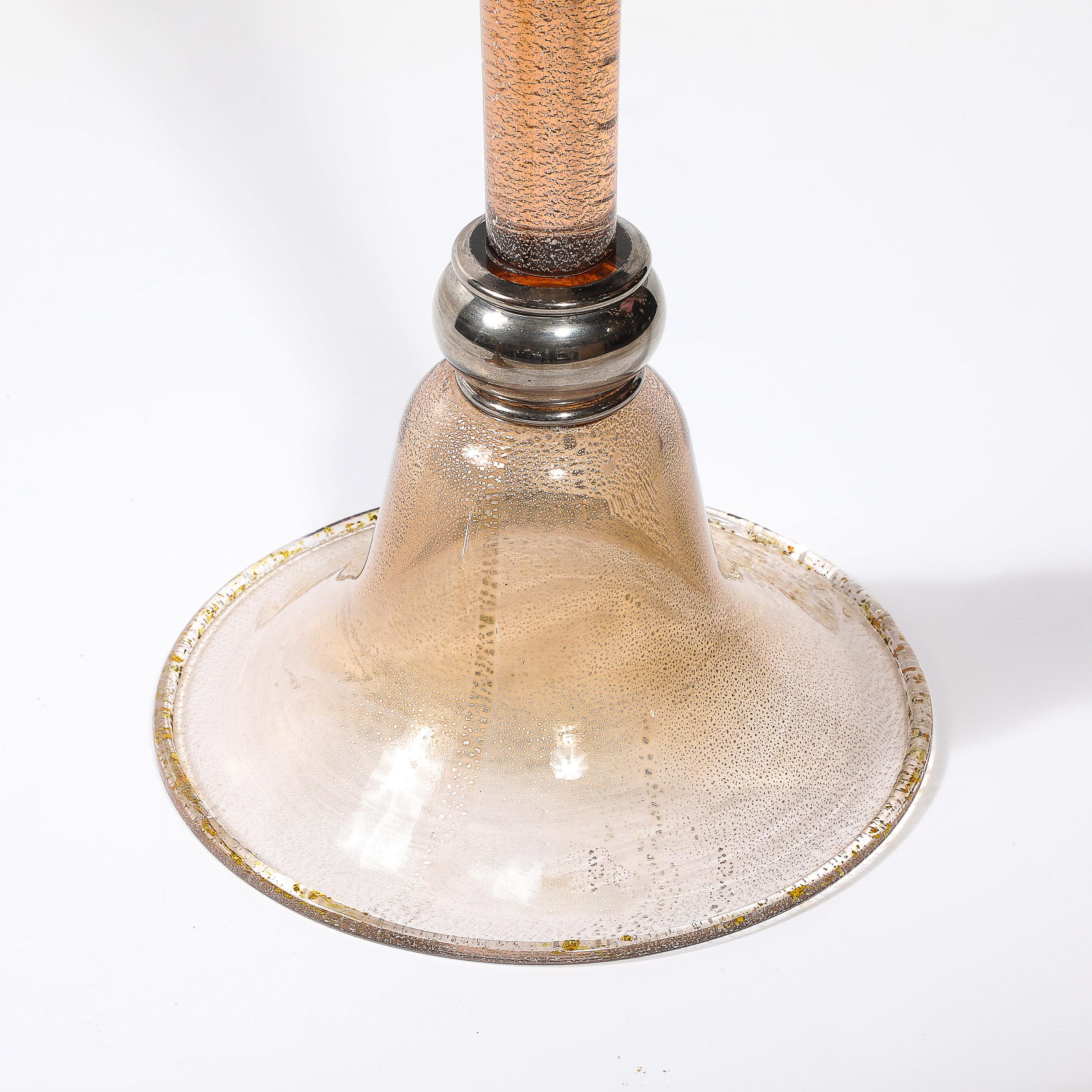 Vasi sfalsati in vetro di Murano soffiato a mano in bronzo fumé di Seguso Vetri d'Arte in vendita 1