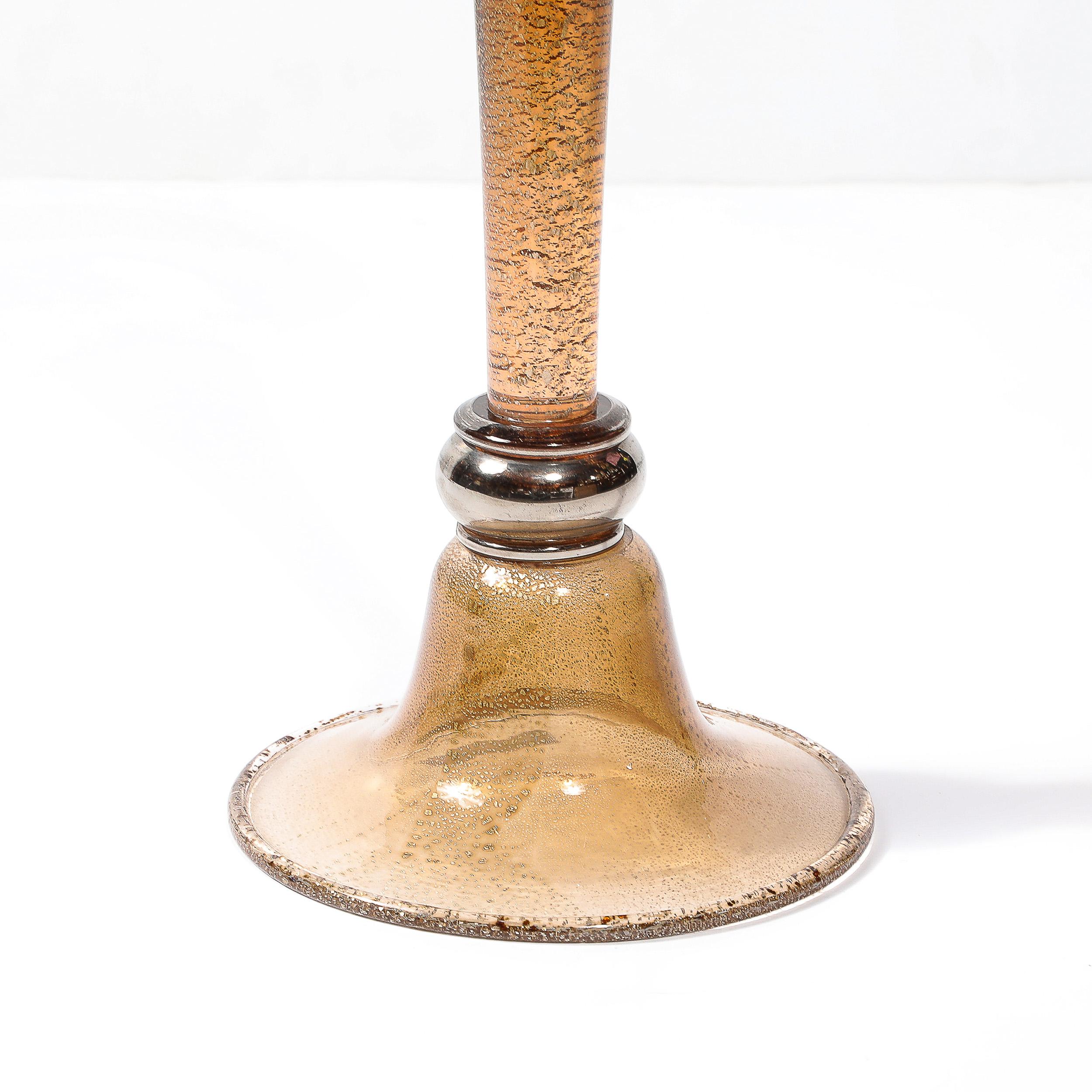 Vasi sfalsati in vetro di Murano soffiato a mano in bronzo fumé di Seguso Vetri d'Arte in vendita 2
