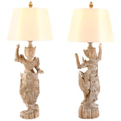 Antique Staggering Lamps from the Noted Arthur Elrod Design for John and Eunice Johnson