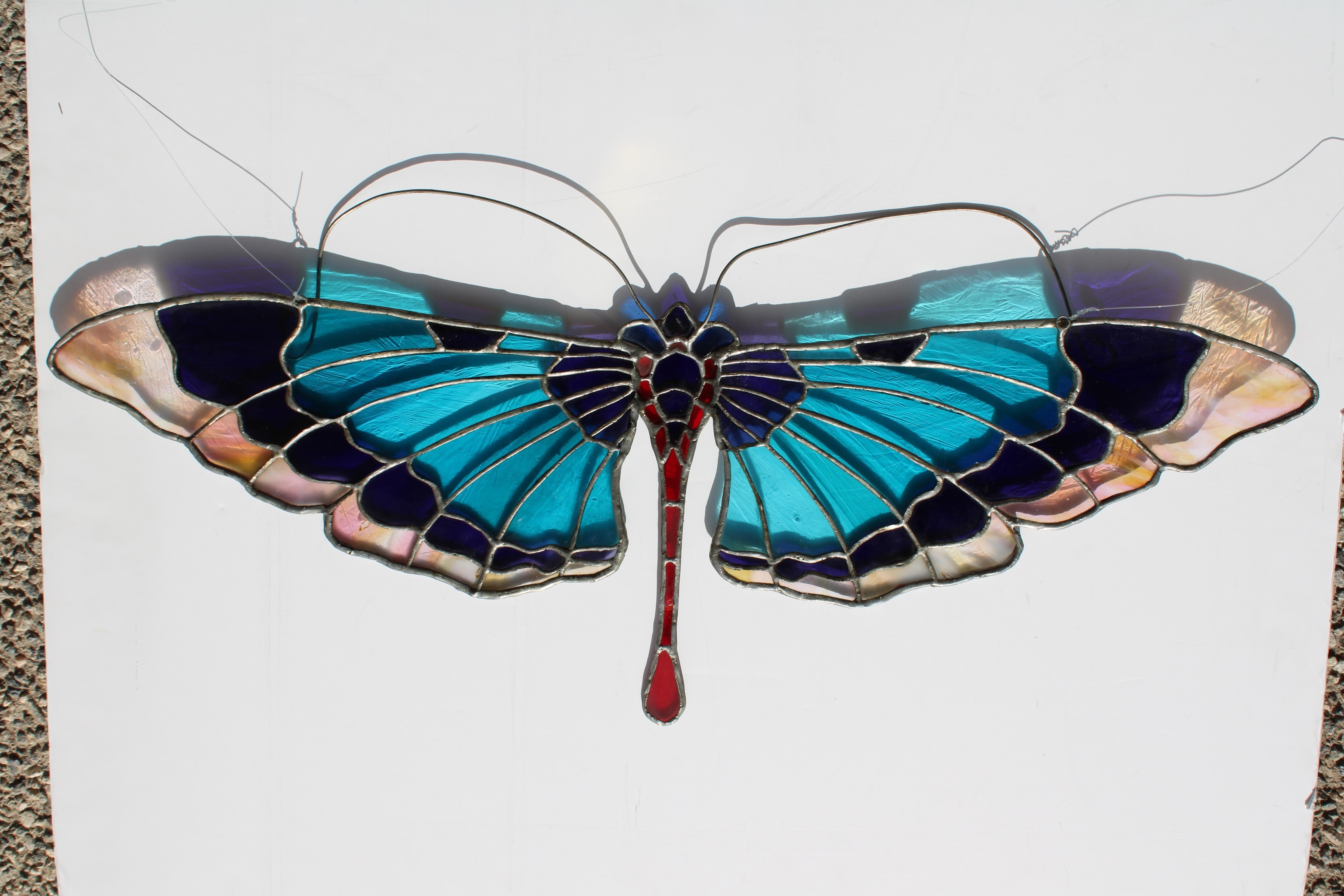 Stain Glass Dragonfly For Sale 1