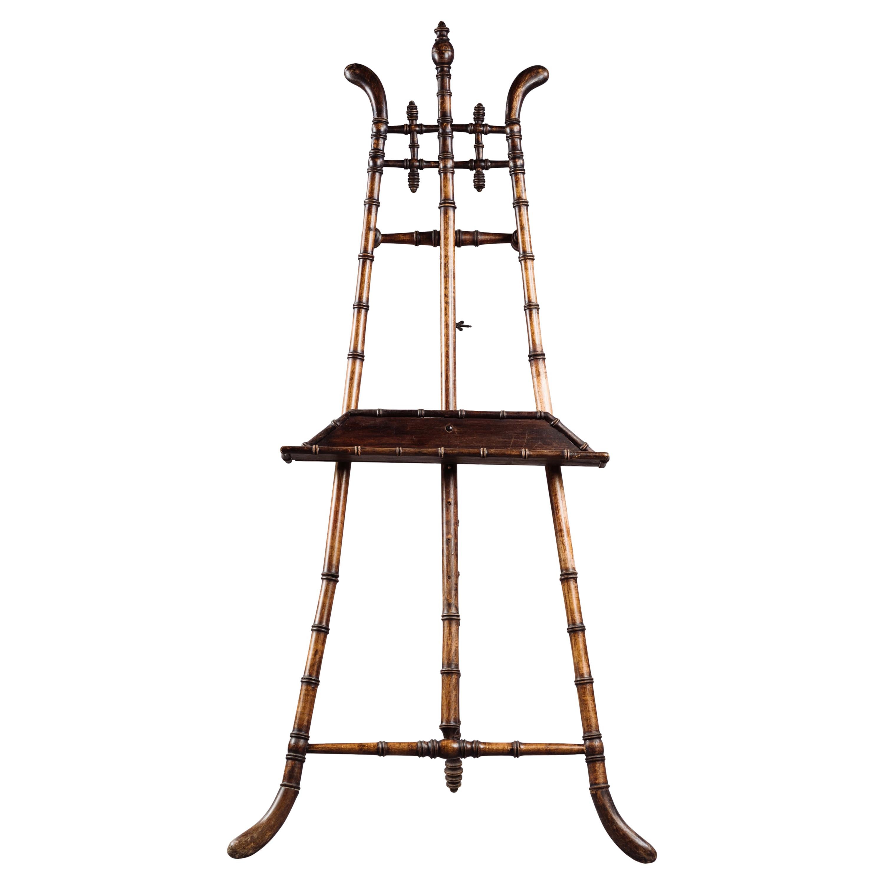 English Bamboo Display Easel at 1stDibs