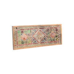 Stained Glass Birds With Flowers Rectangle Shape Panel