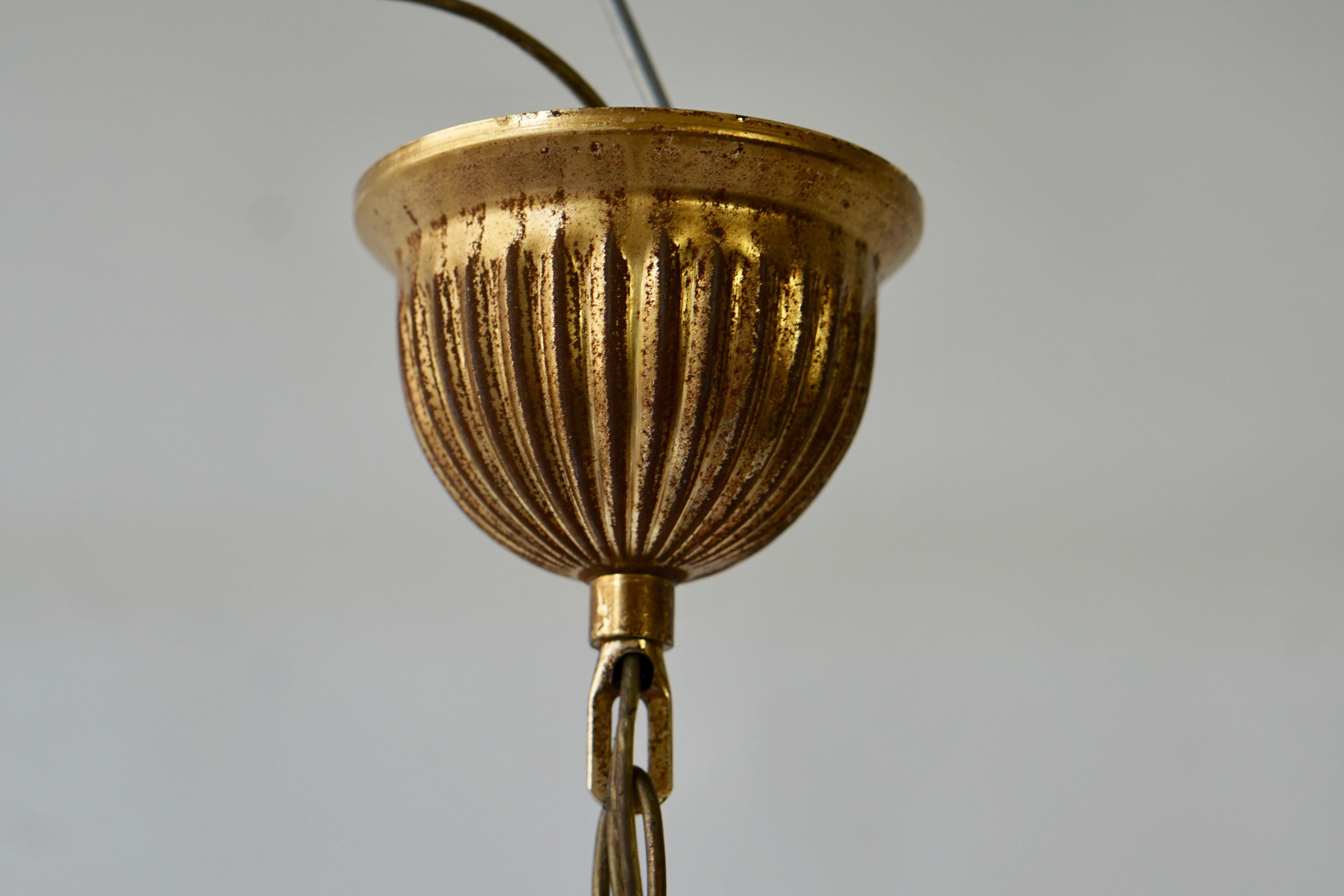 Lampadario in vetro colorato 5