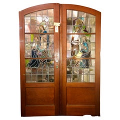 Stained Glass Church Doors 64" x 88"