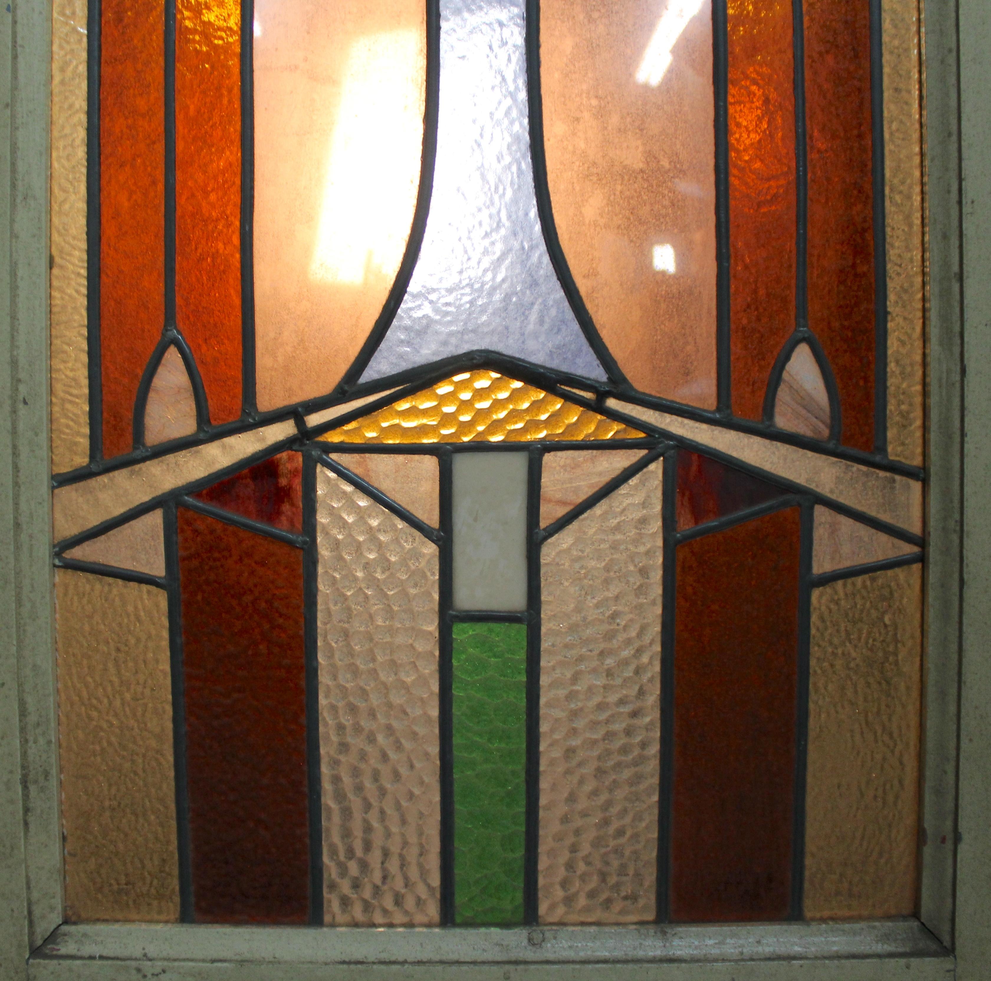 Vetro colorato 1 di 2 porte Stained Glass 28