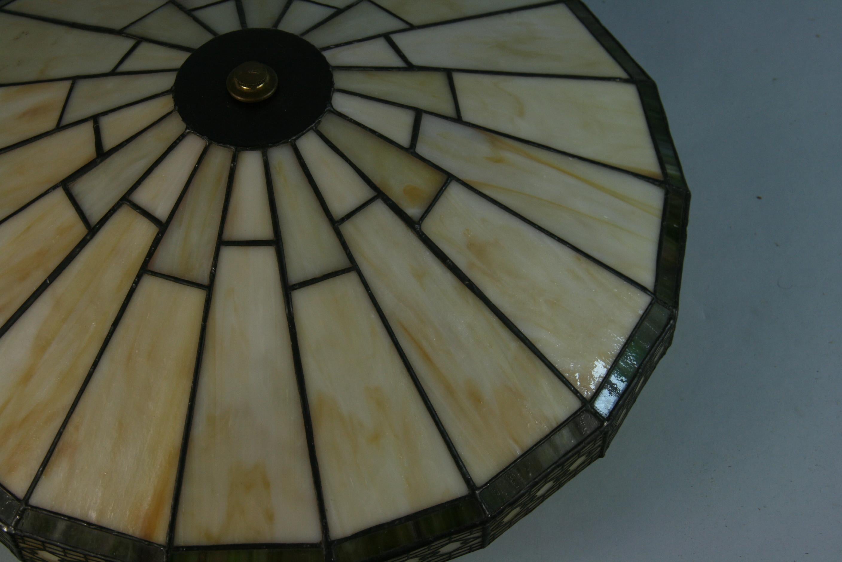 Stained Glass Flush Mount 1