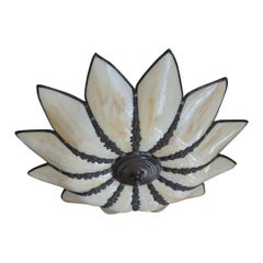 Stained Glass Flush Mount