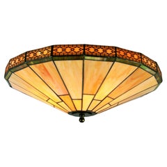 Stained Glass Flush Mount