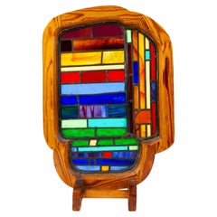Stained Glass Framed Window