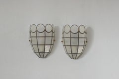 Lampes en verre Stained Glass, 1970, ensemble de 2