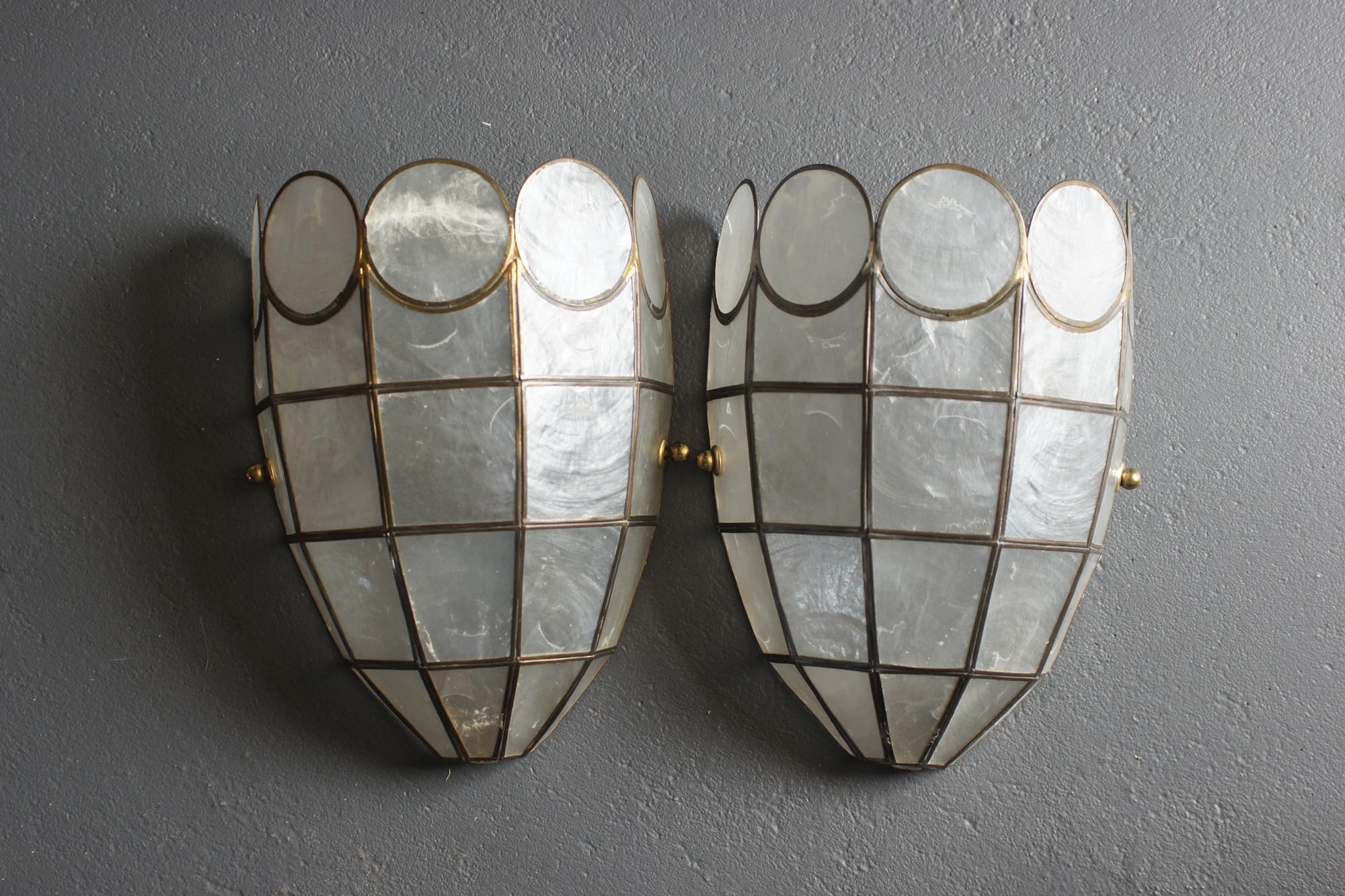 Lampes en verre Stained Glass, 1970, ensemble de 2 en vente 2