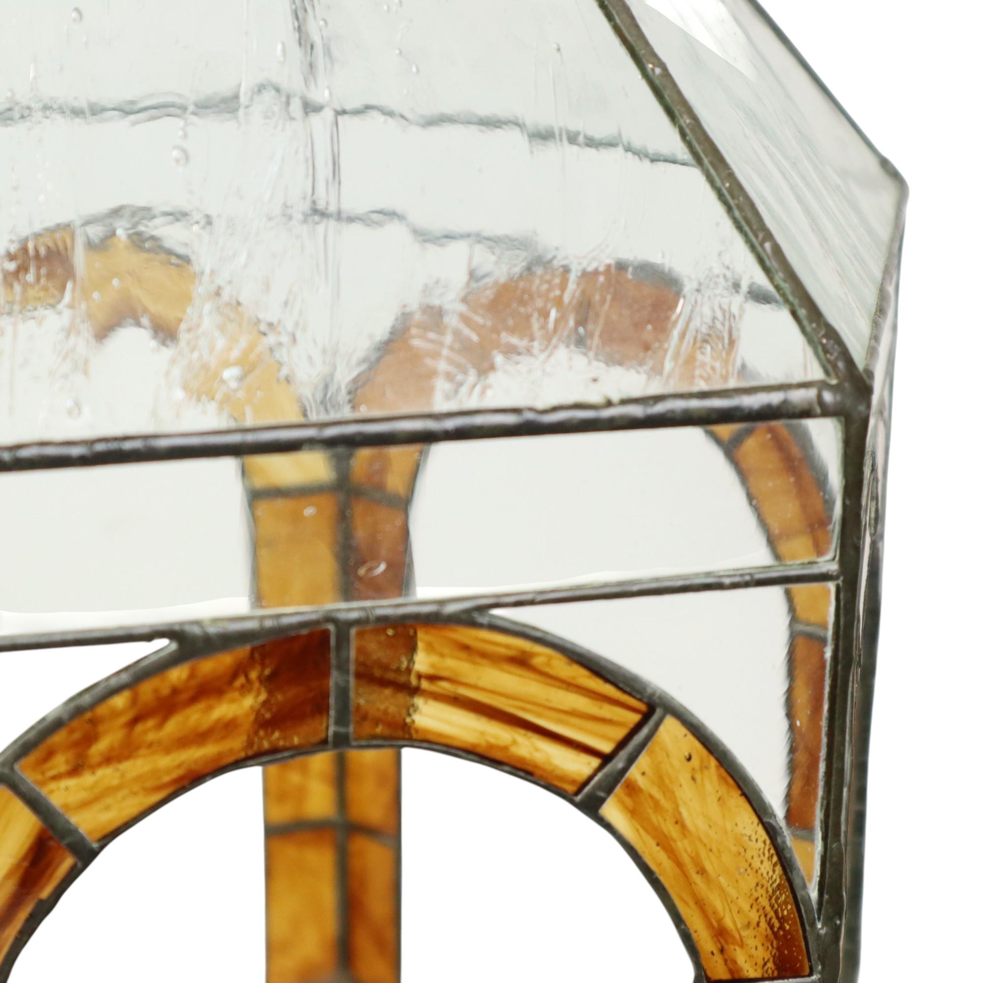 Stained glass Gazebo Kerzenständer Buntglas 45cm im Angebot 12