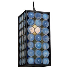 Stained Glass Lantern, France circa 1930