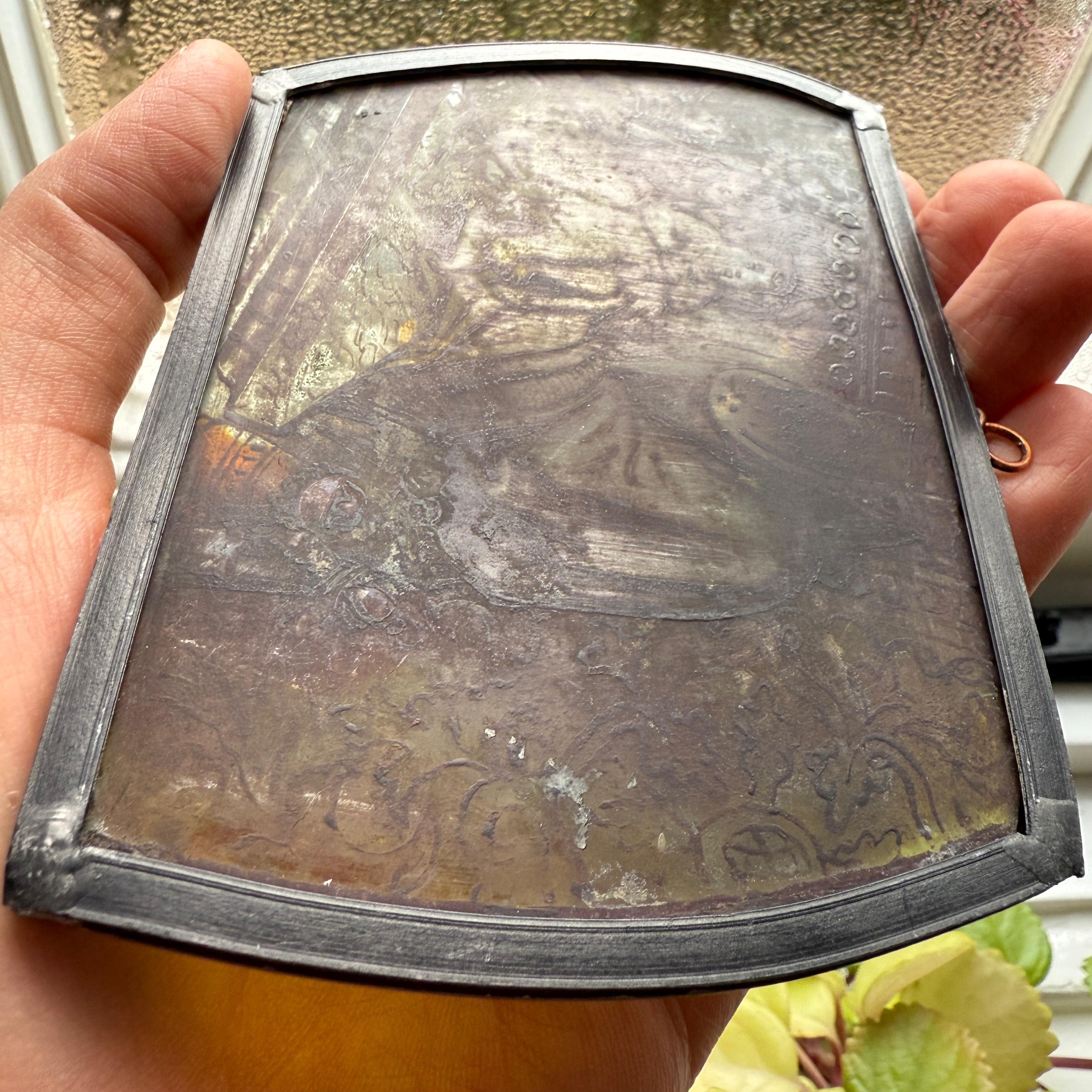 Stained Glass of the Presentation in the Temple. Low Countries, circa 1520 A.D. For Sale 10