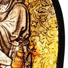 Stained Glass of the Presentation in the Temple. Low Countries, circa 1520 A.D.