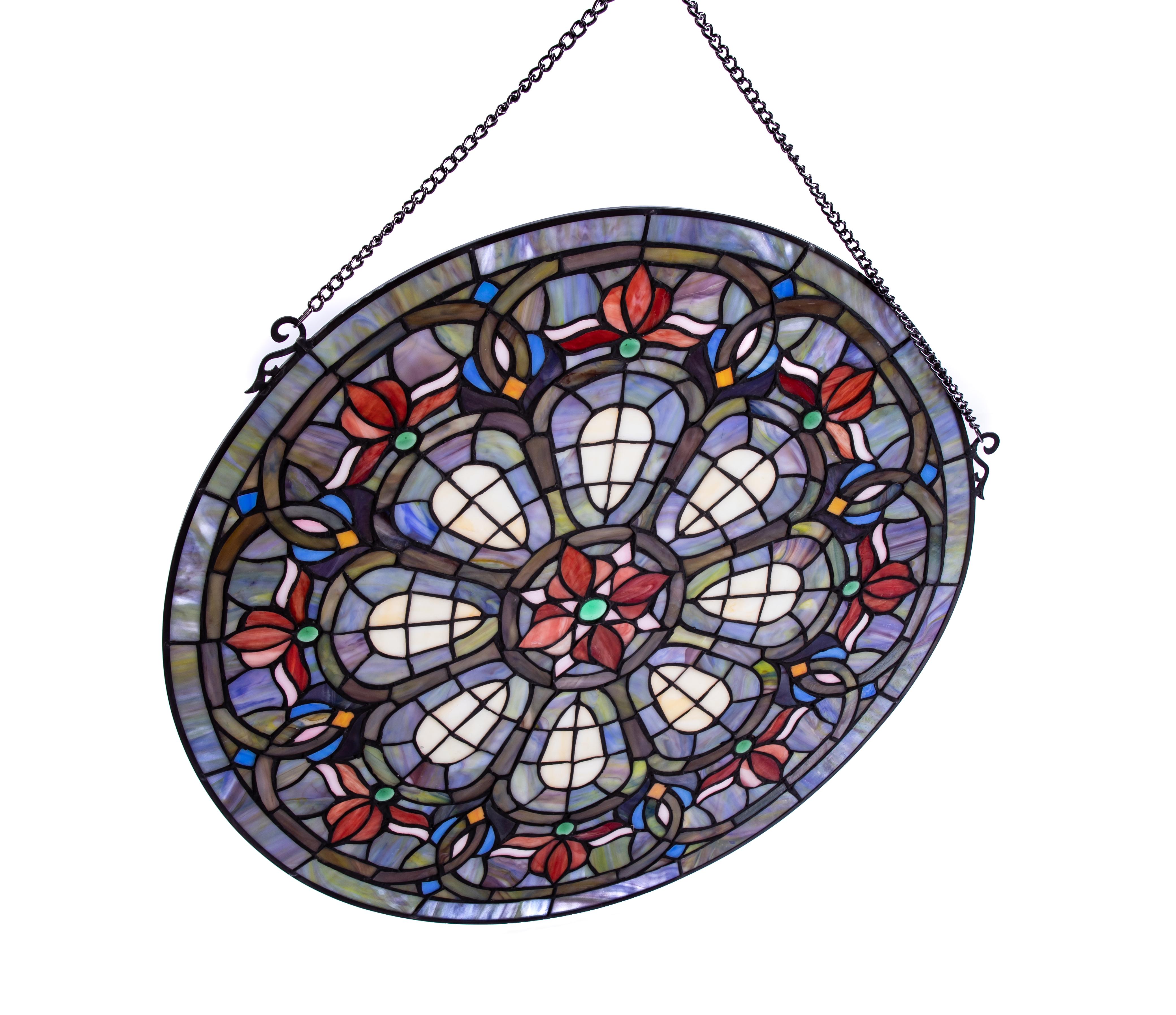 Hand-Crafted Stained Glass Panel
