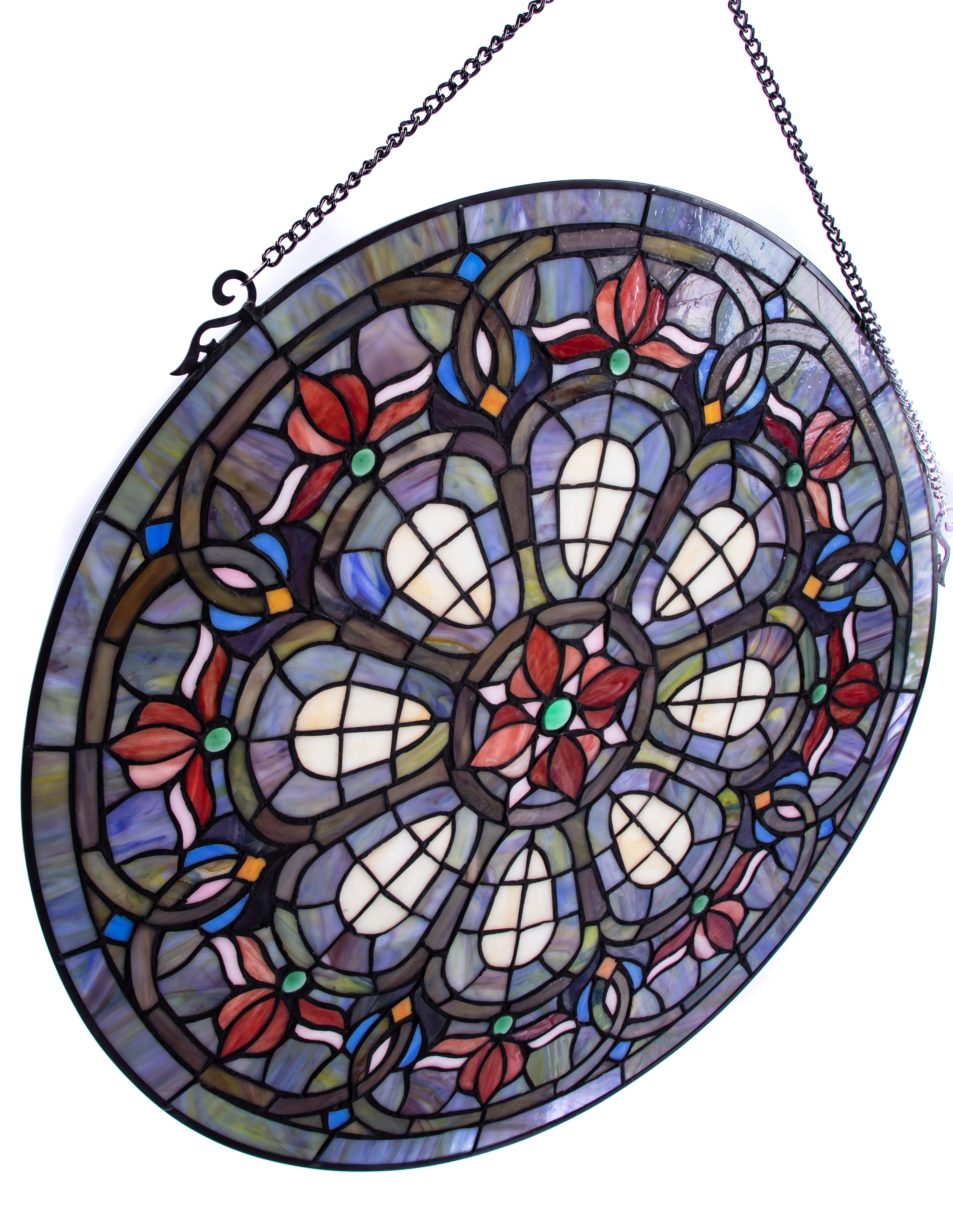 20th Century Stained Glass Panel