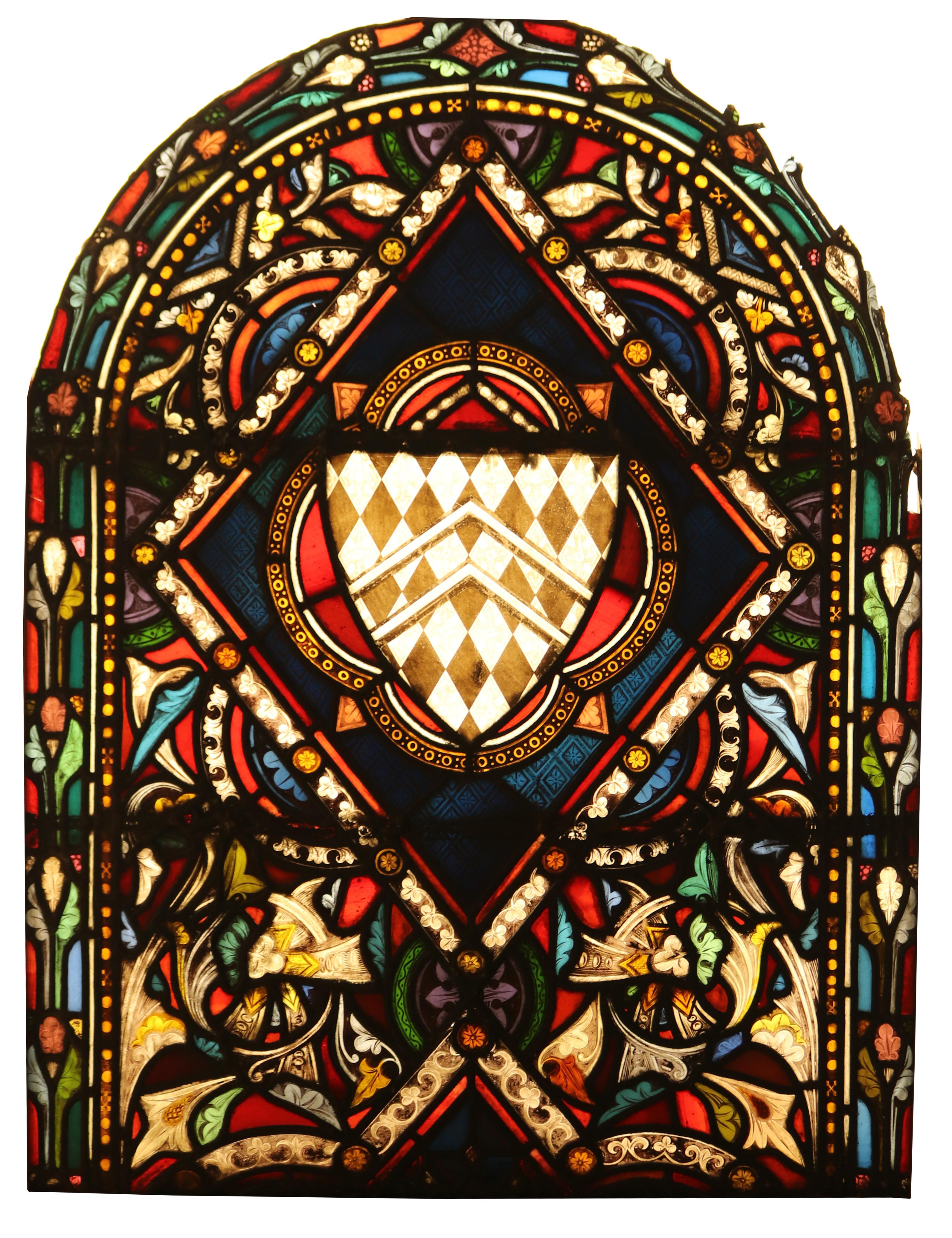 salvaged stained glass windows for sale