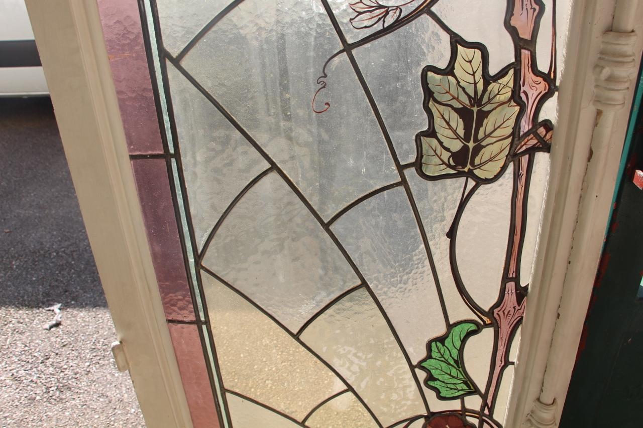 Stained Glass Set with Acid Triple Layers, Gruber For Sale 2