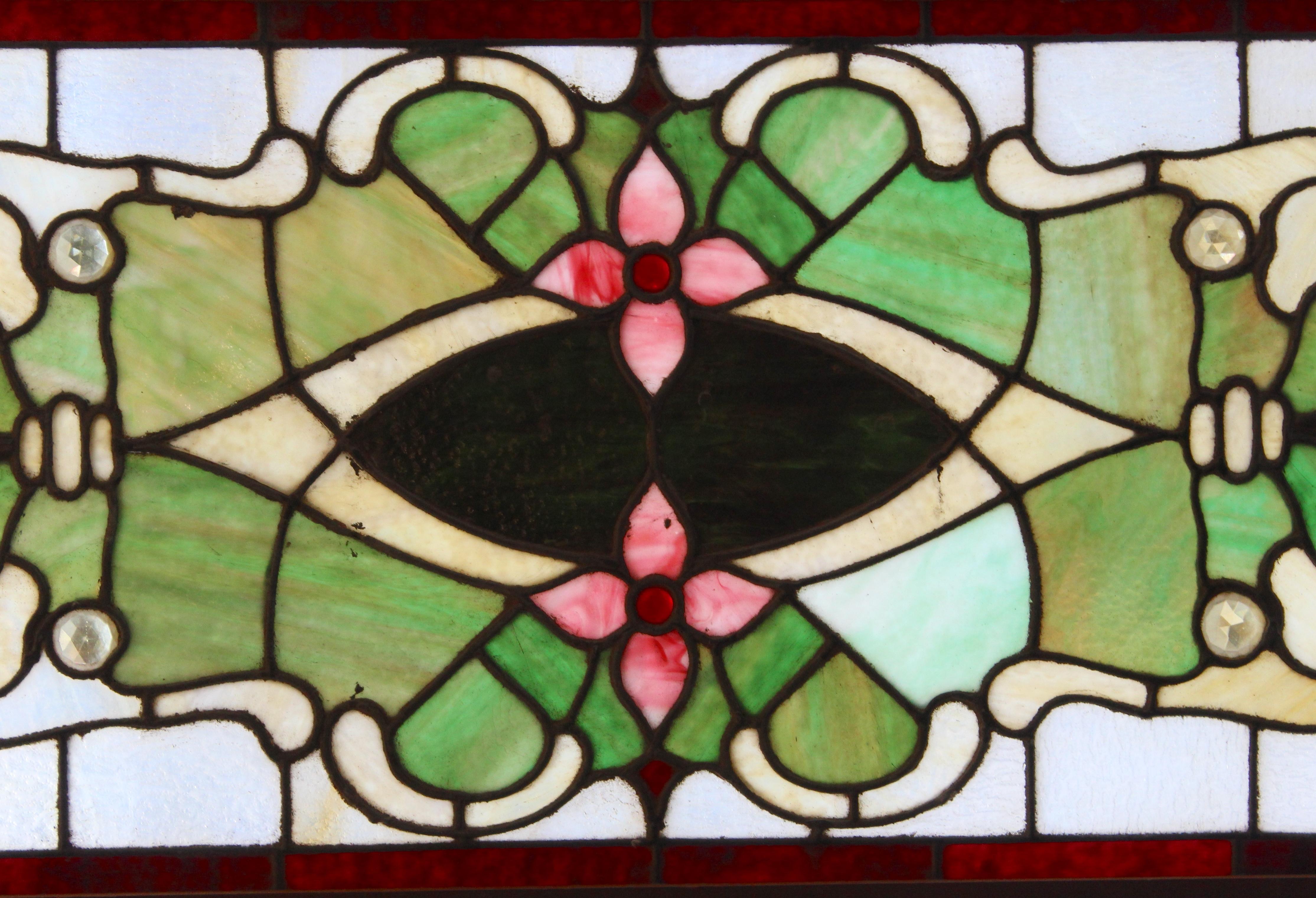 Stained Glass Transom 60