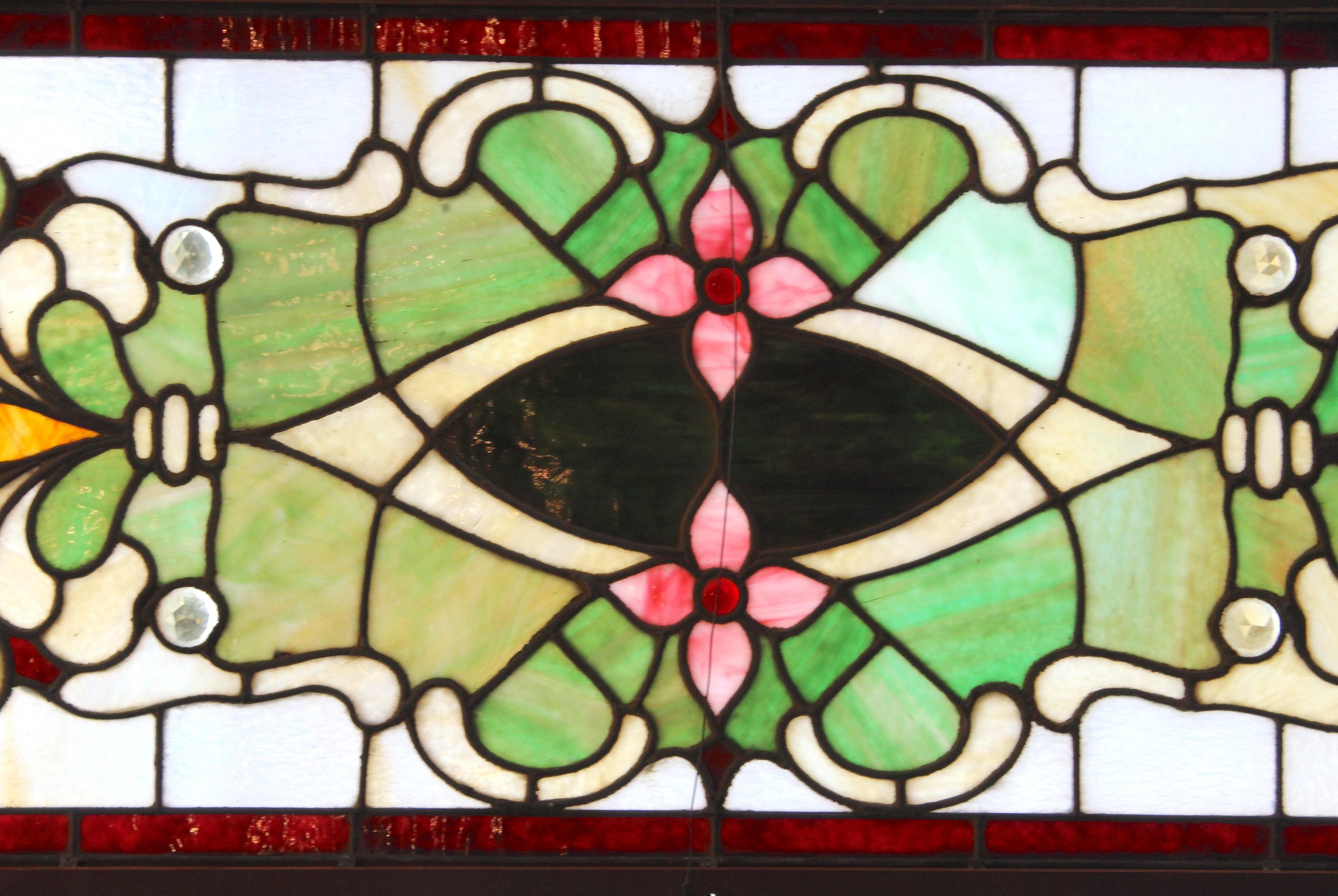 Stained Glass Transom 60