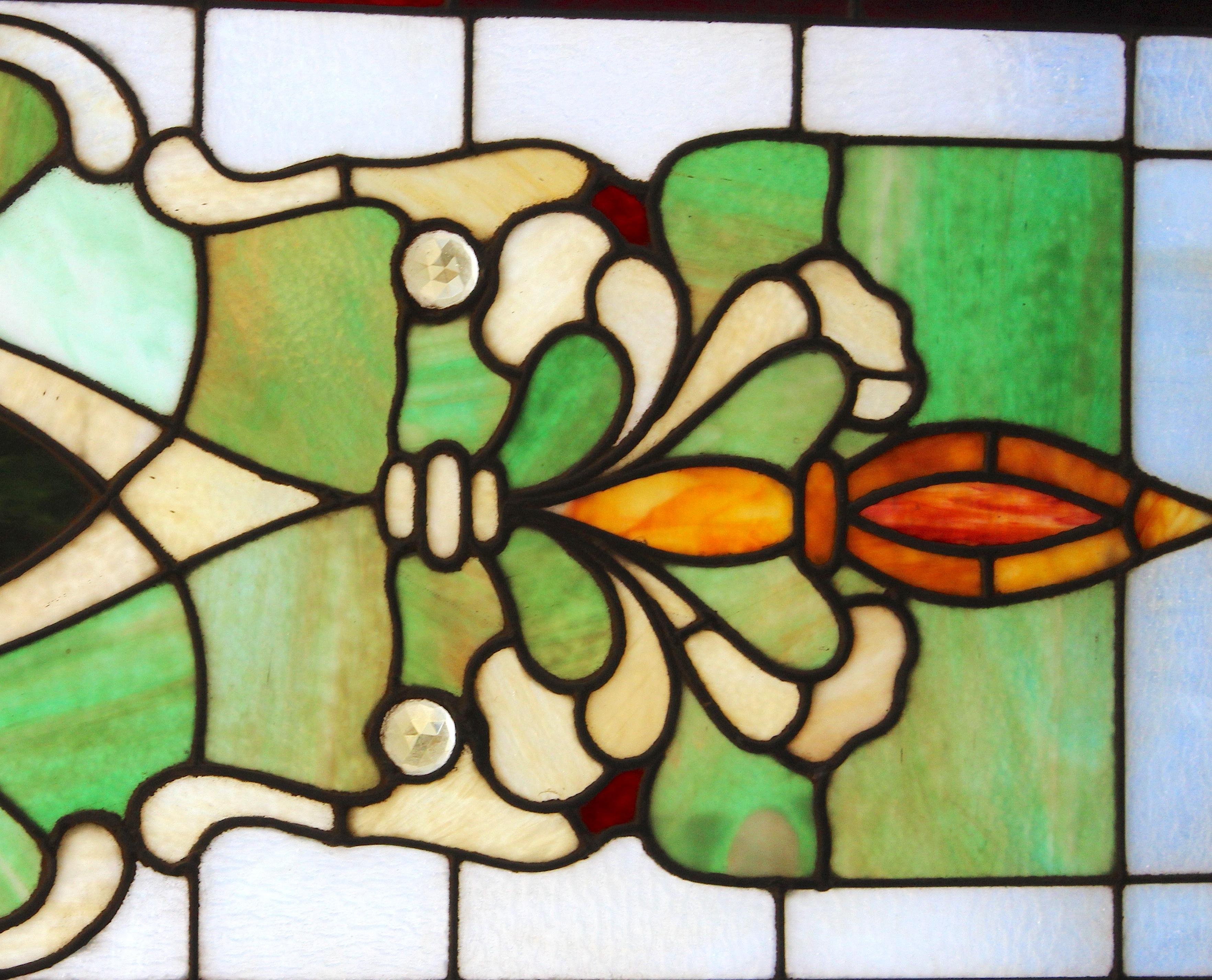 Stained Glass Transom 60