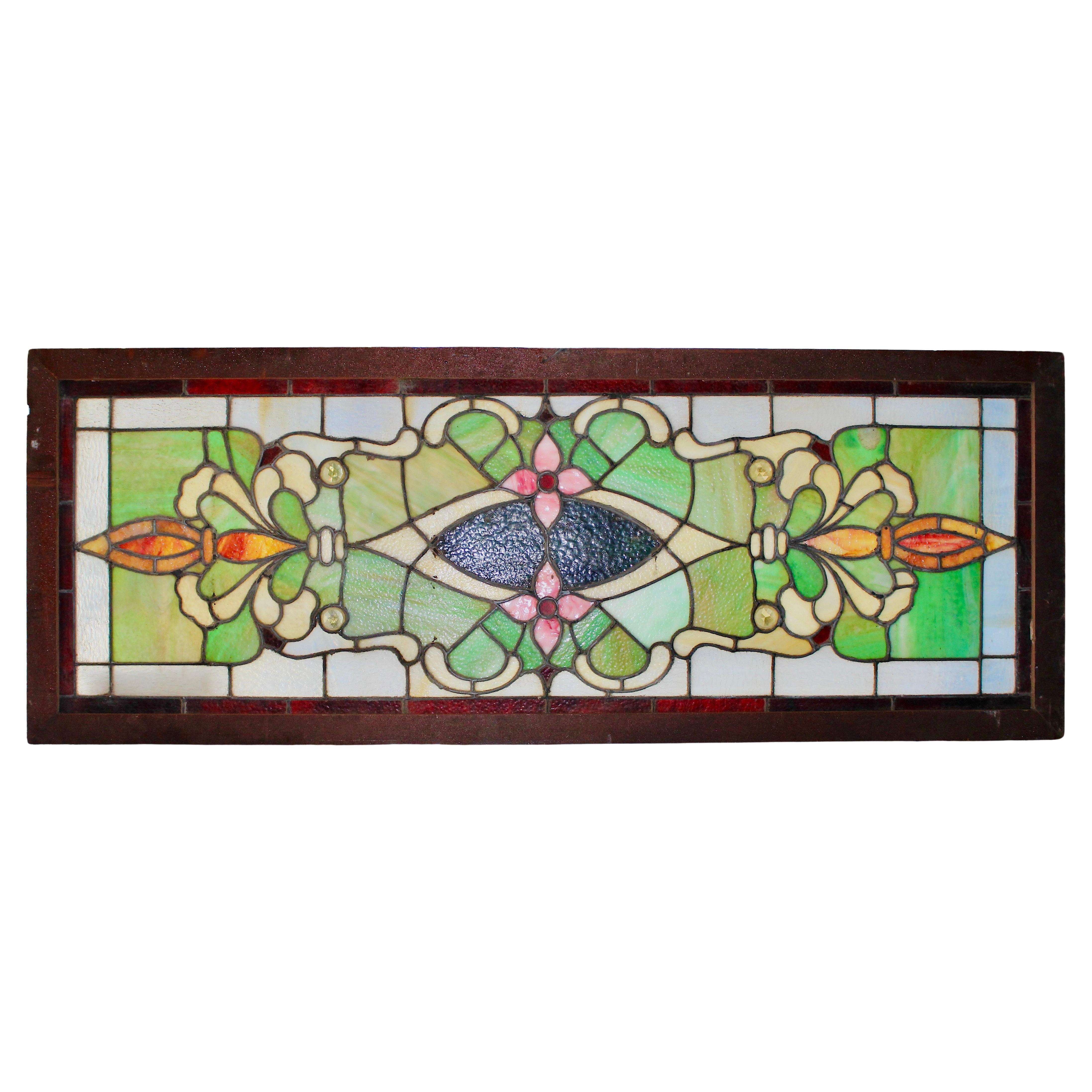 Stained Glass Transom 60" x 23"