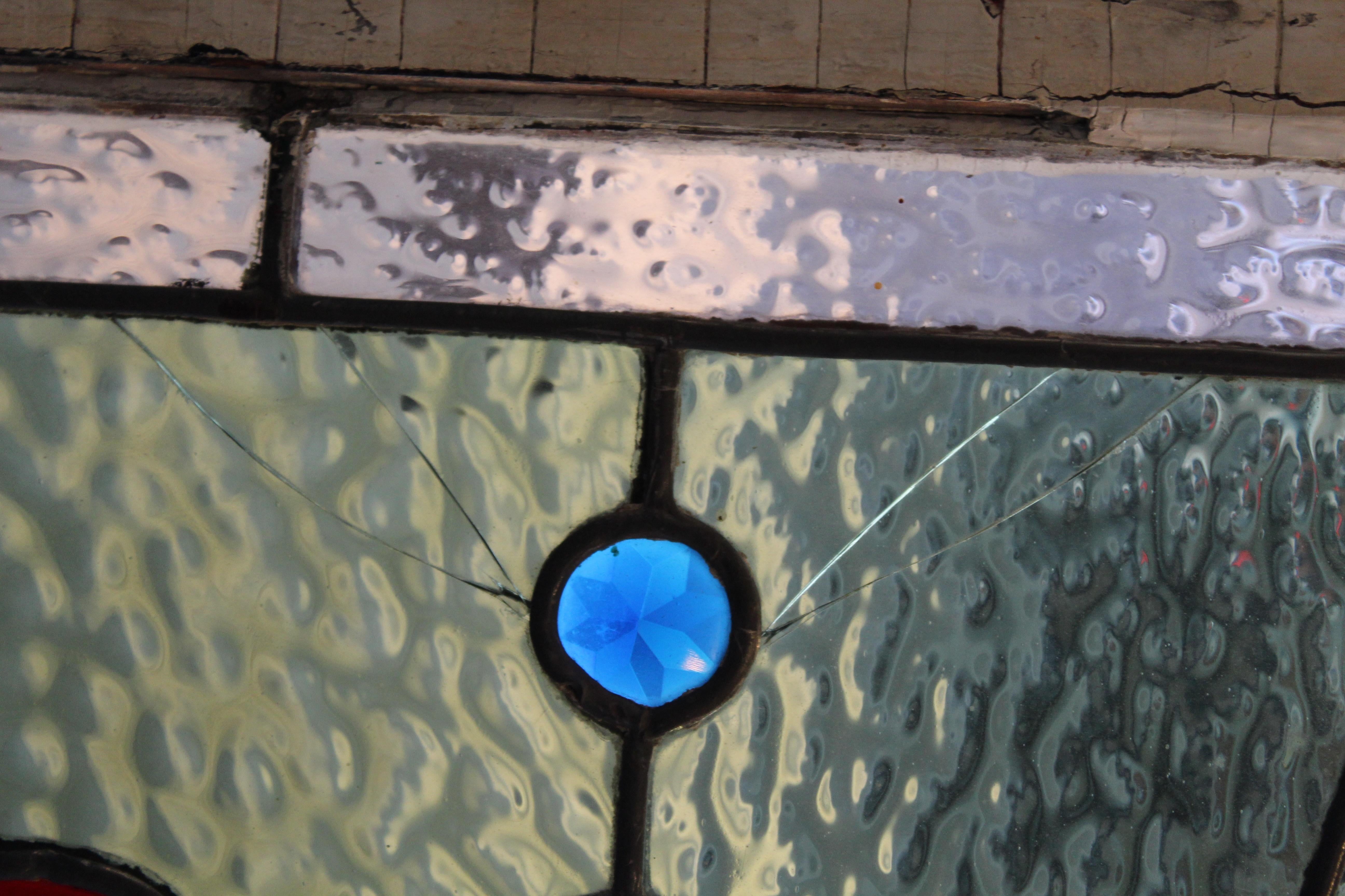 Finestra a traforo in vetro Stained Glass 48