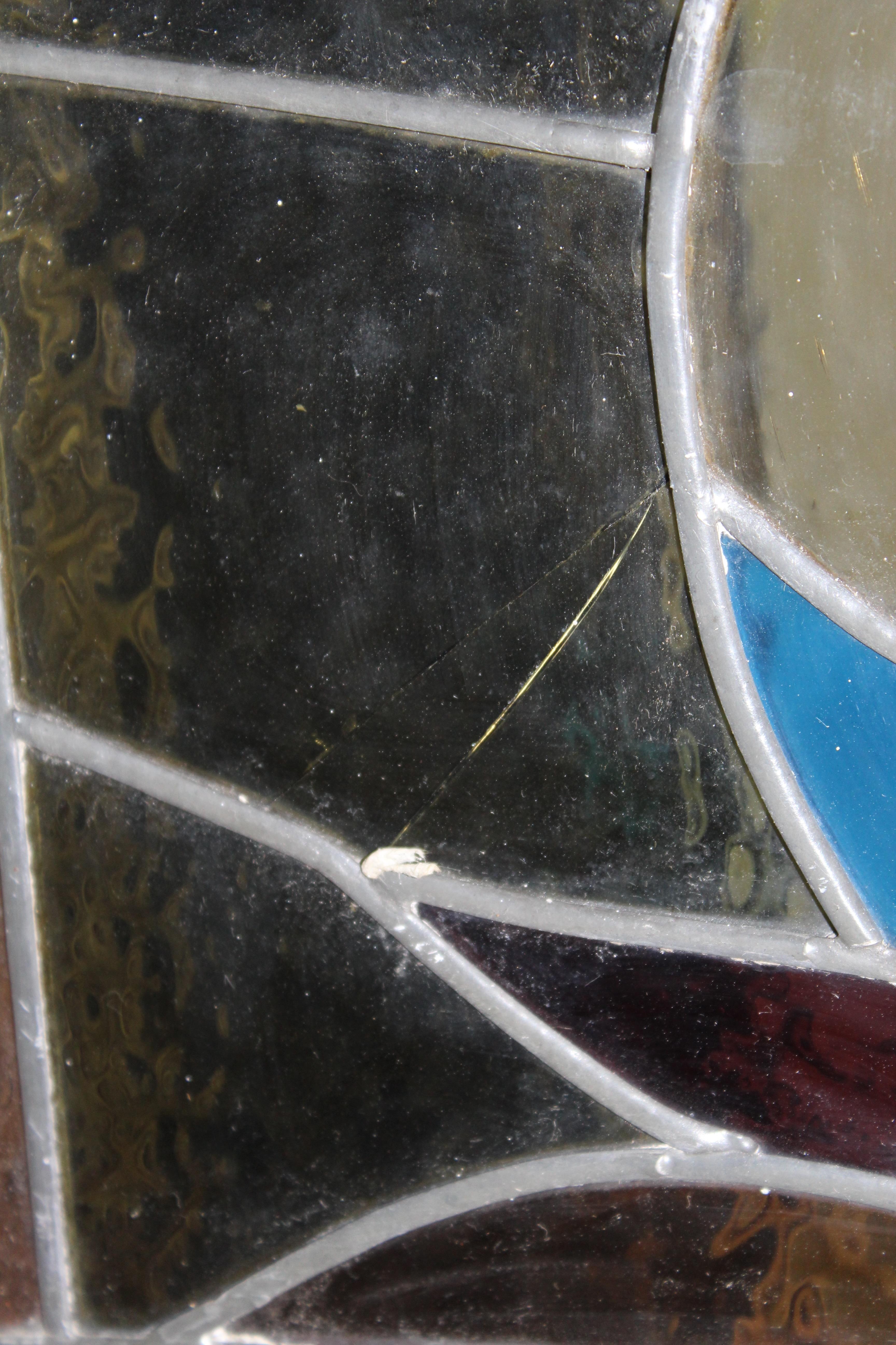 Finestra a traforo in vetro Stained Glass 48
