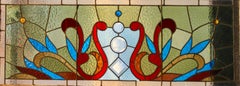 Stained Glass Transom Window 48" x 20"