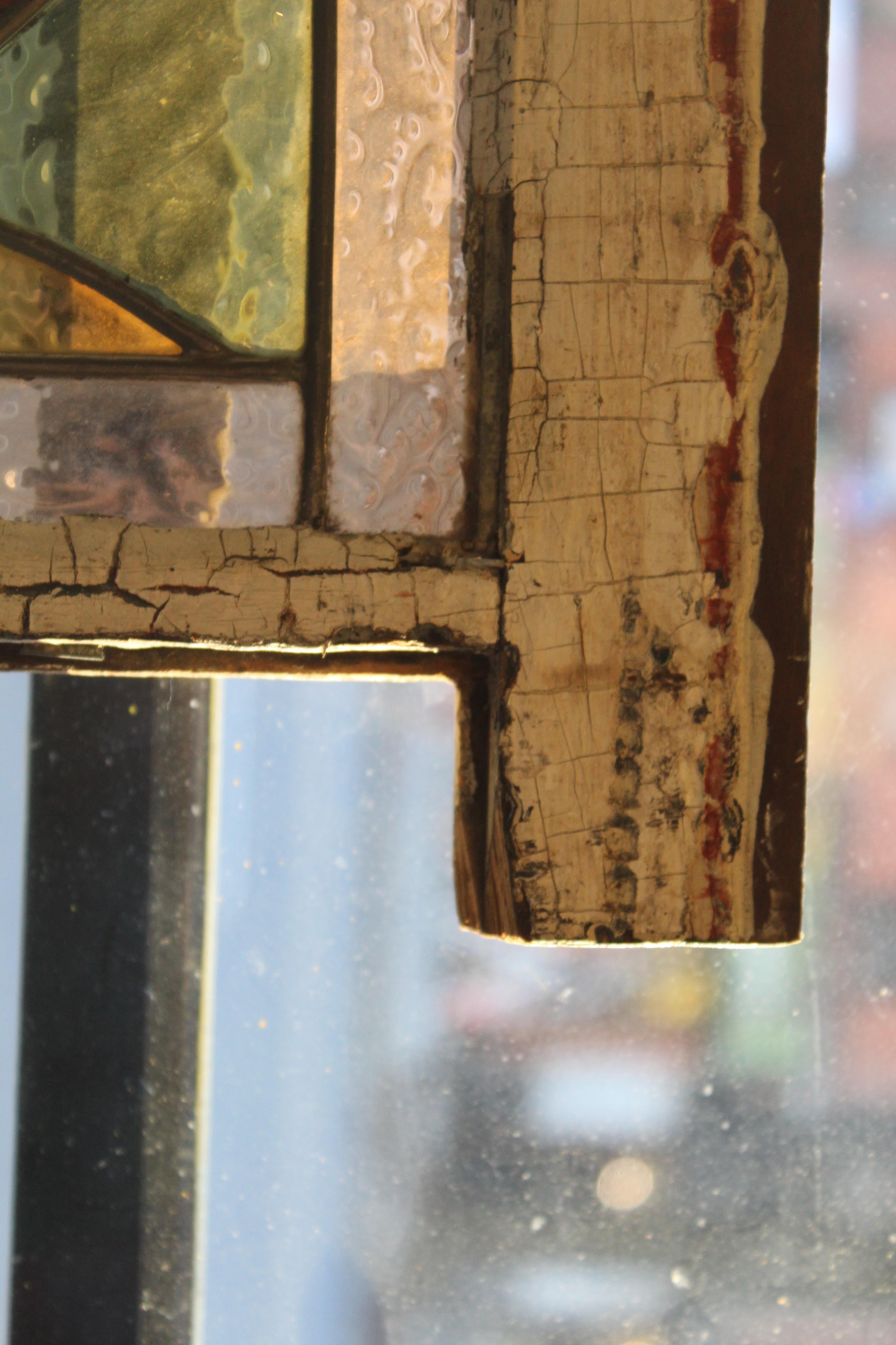Finestra a traforo in vetro Stained Glass 48