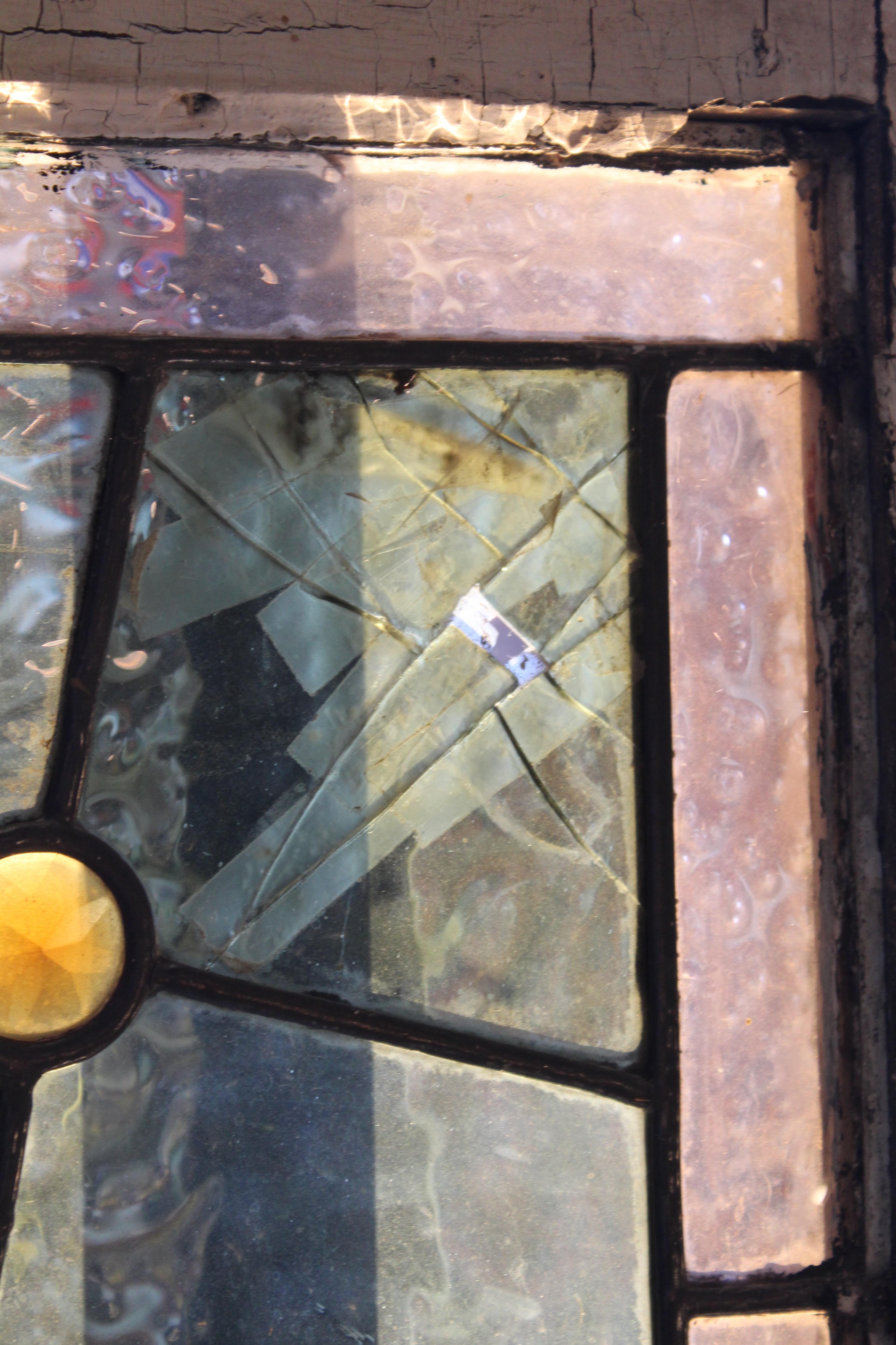 Finestra a traforo in vetro Stained Glass 48