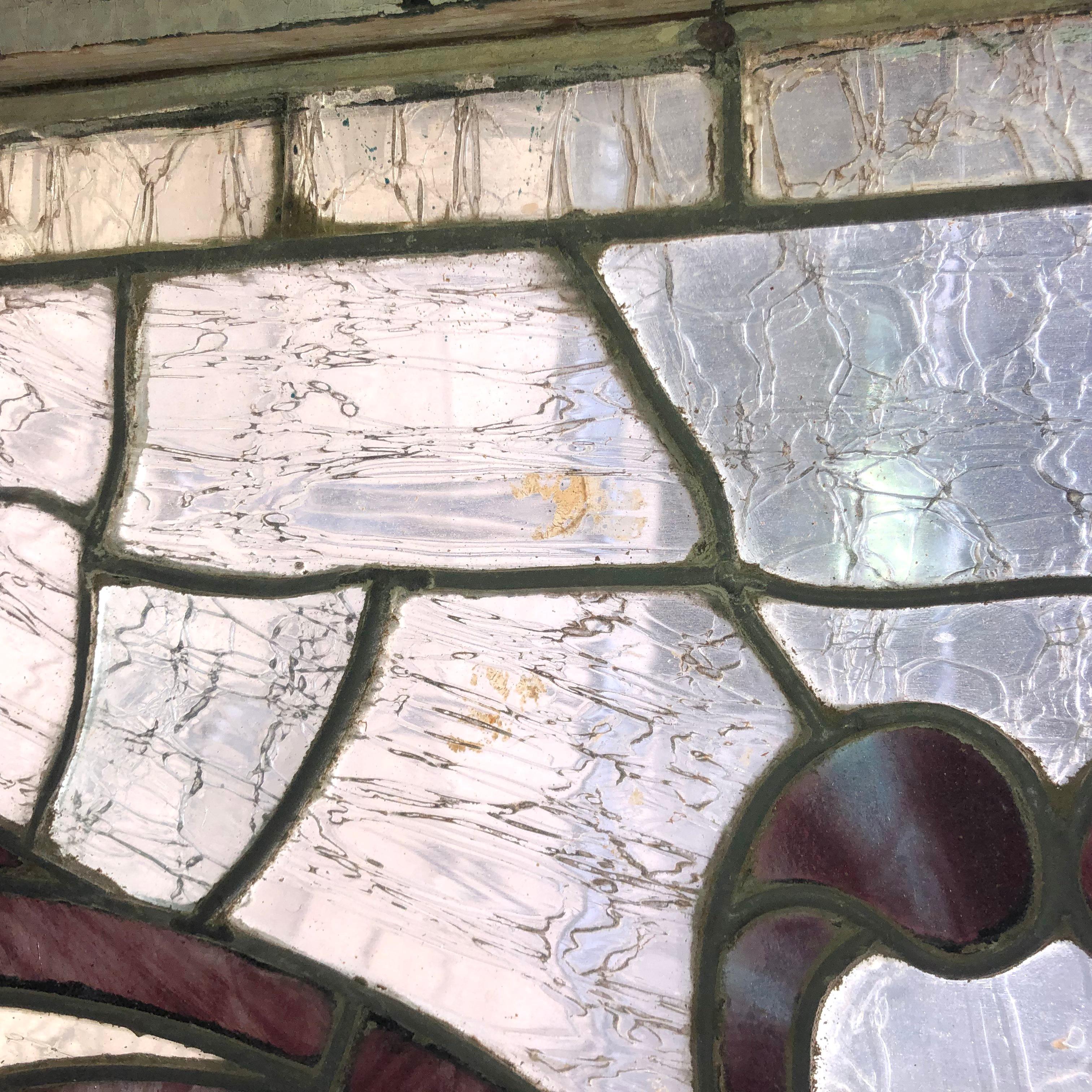 Stained Glass Transom Window 48