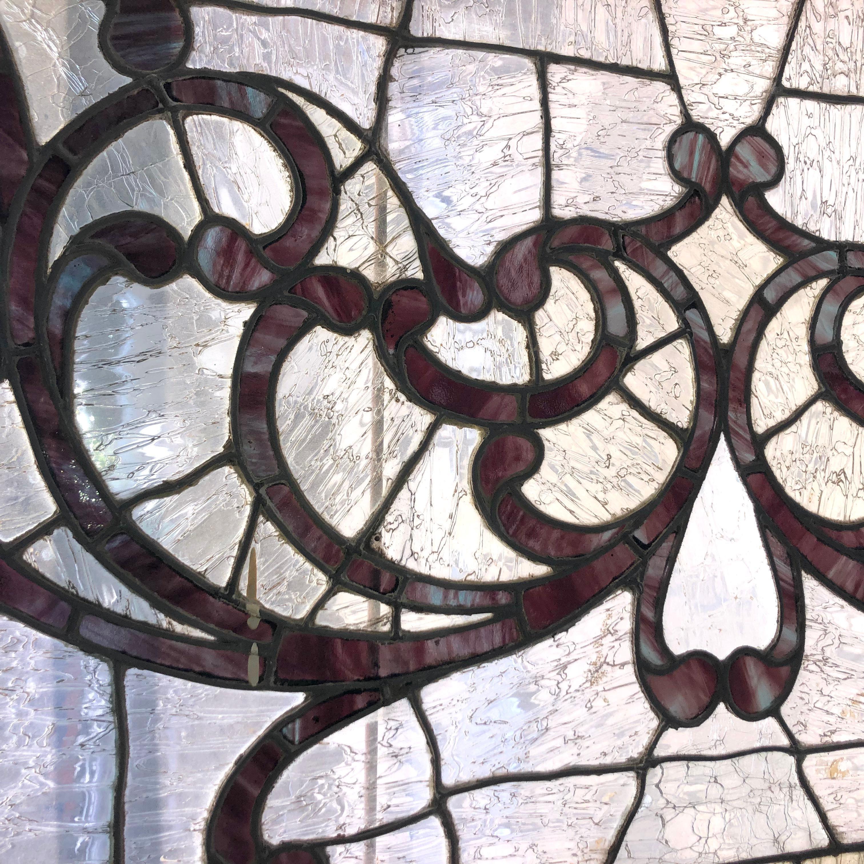 Stained Glass Transom Window 48
