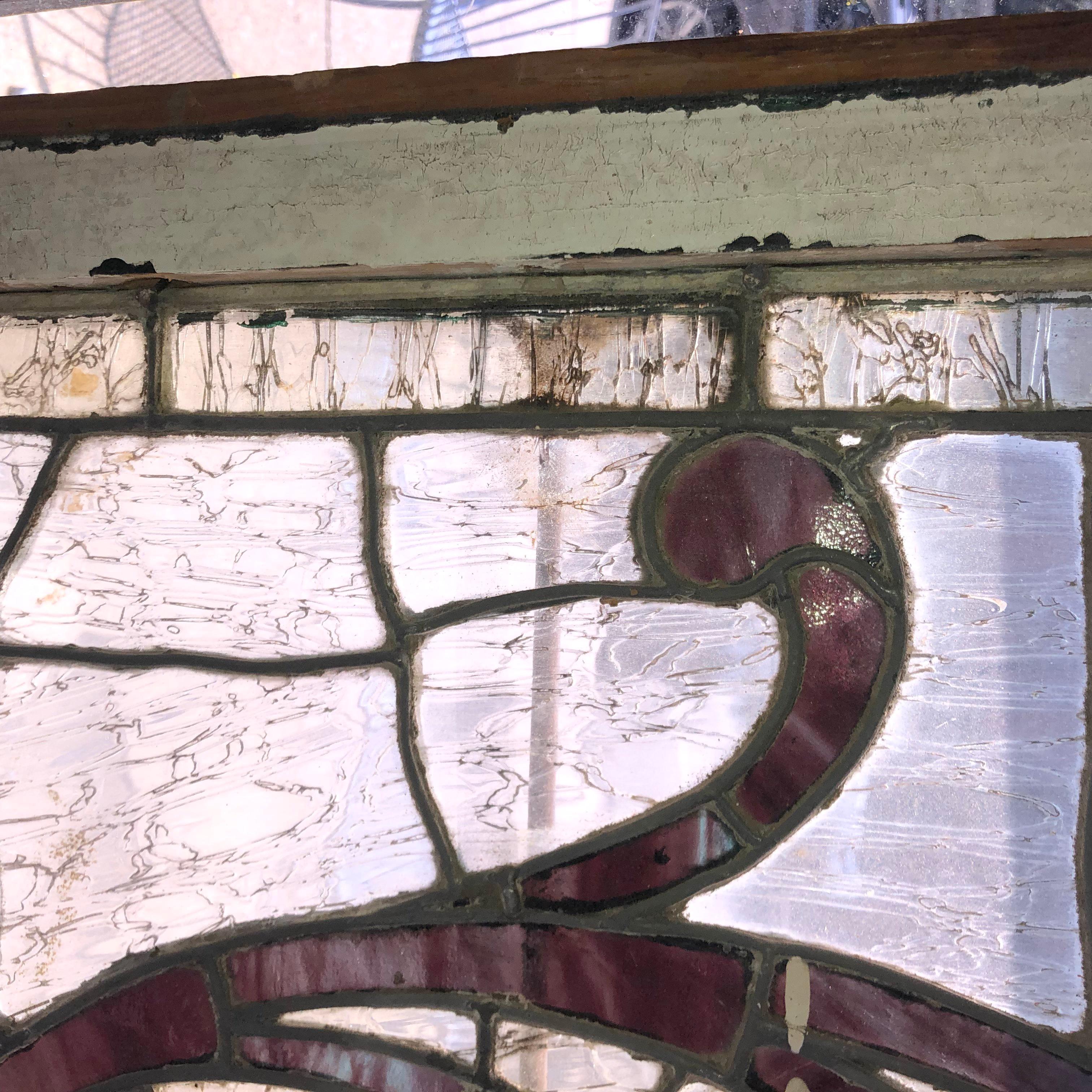 Stained Glass Transom Window 48