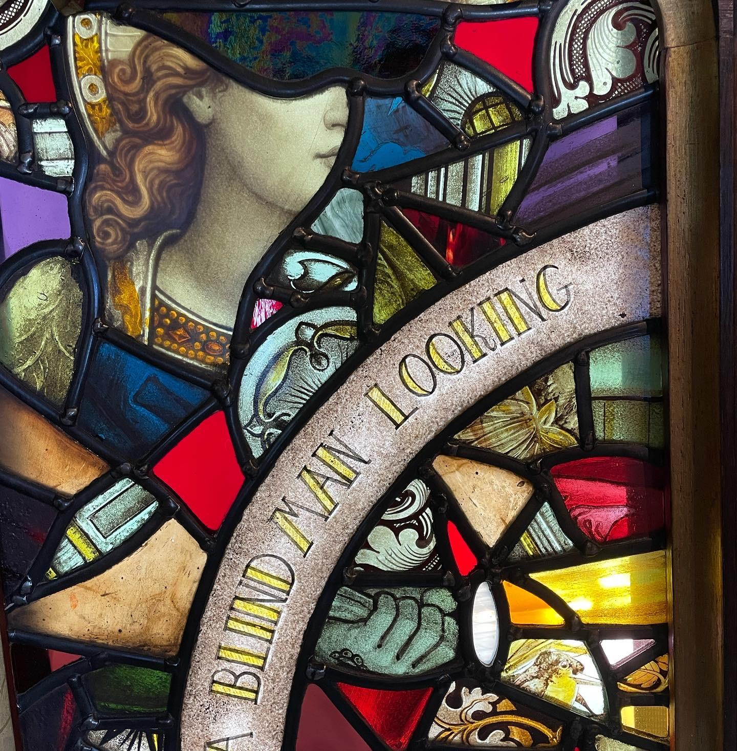 Stained glass Triptychon von Tom Spencer im Zustand „Neu“ im Angebot in Petworth, GB