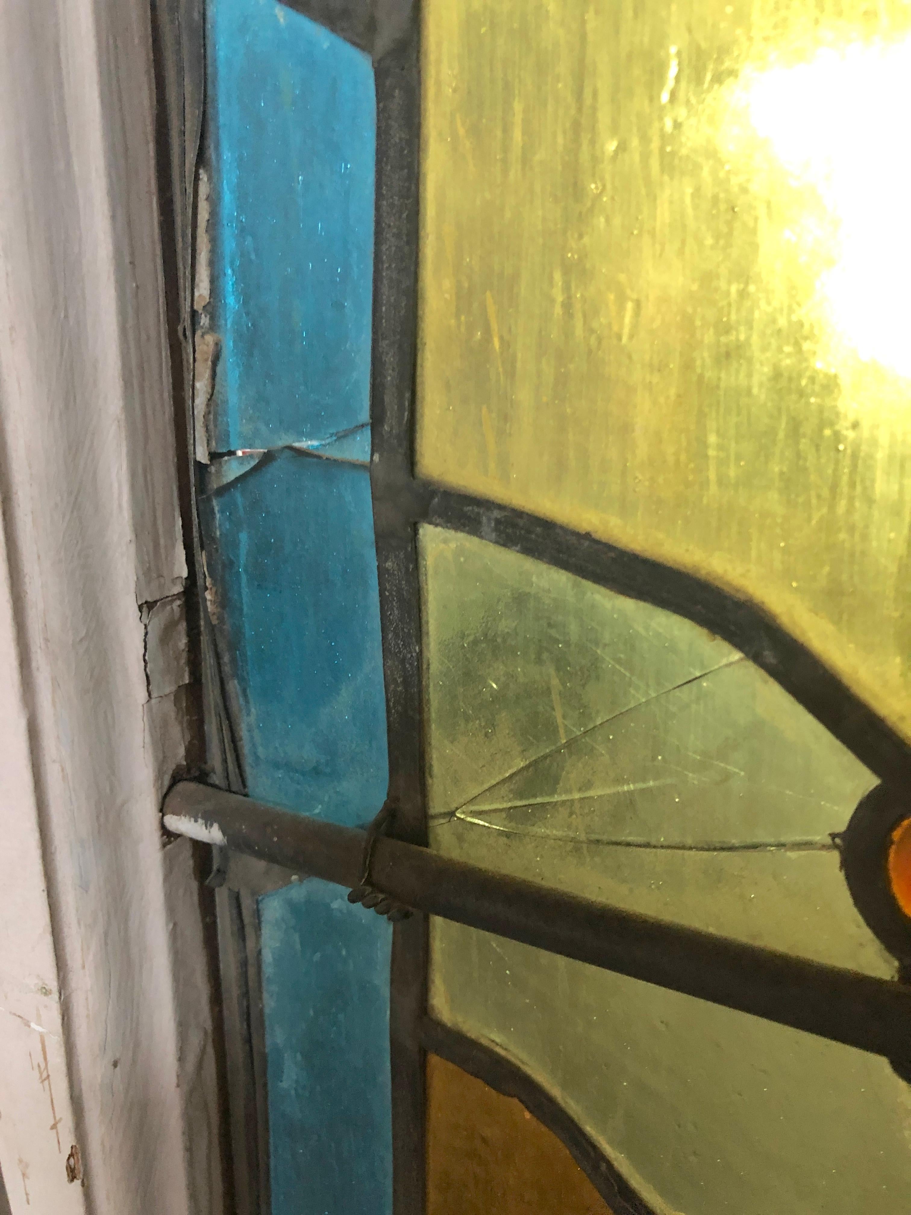 Stained glass w/ Jewel Accents 18