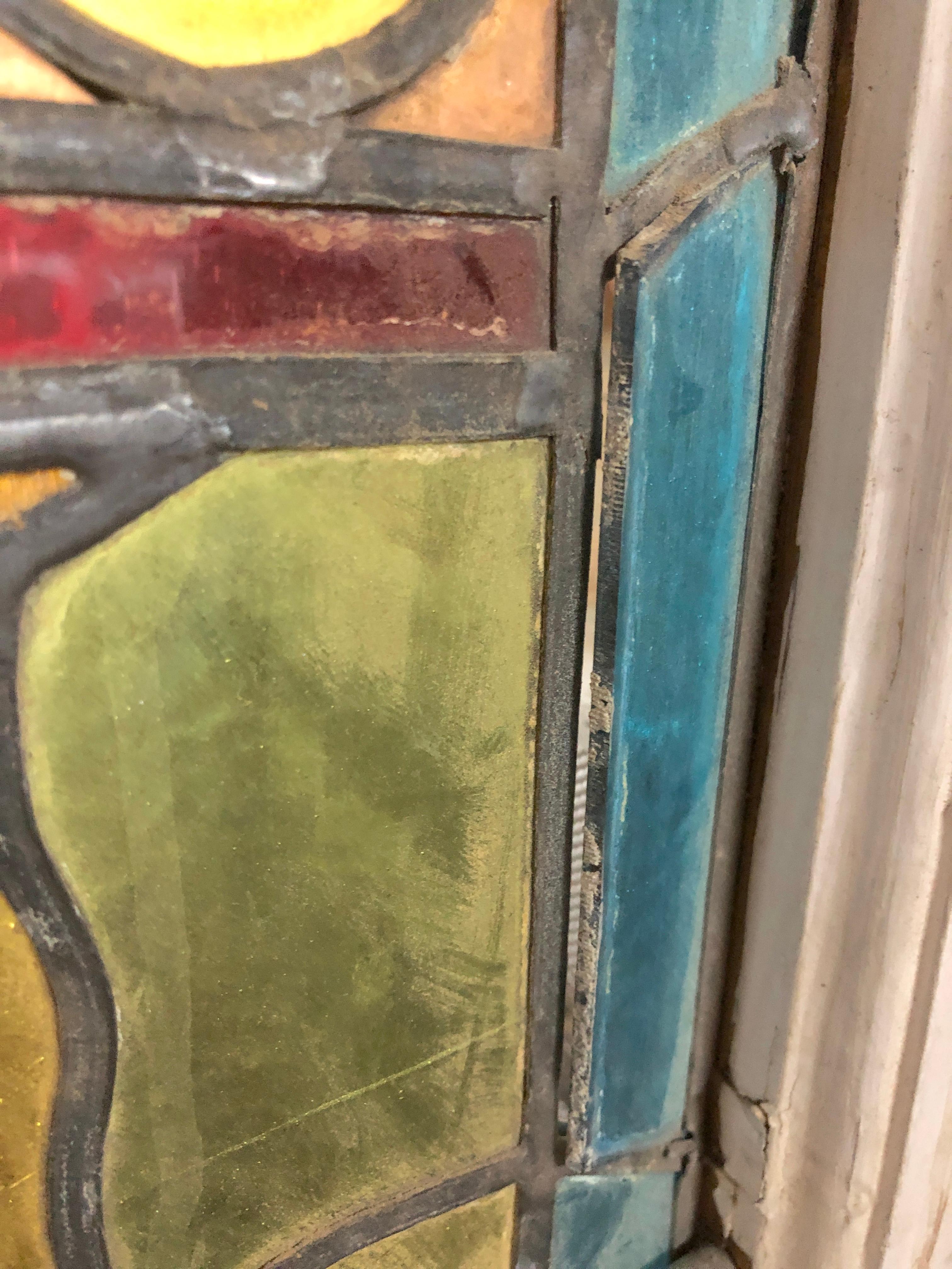 Stained glass w/ Jewel Accents 18