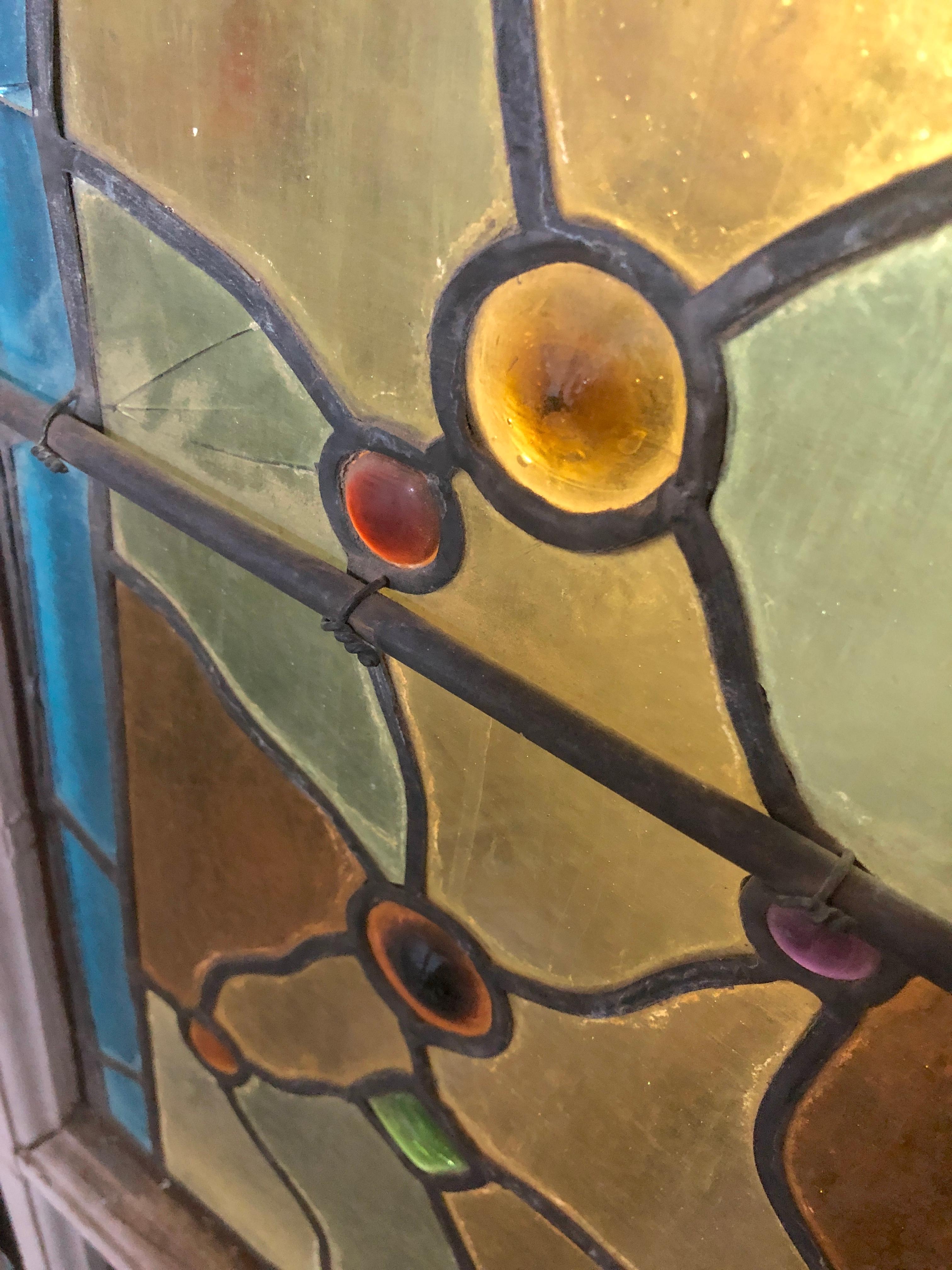 Stained glass w/ Jewel Accents 18
